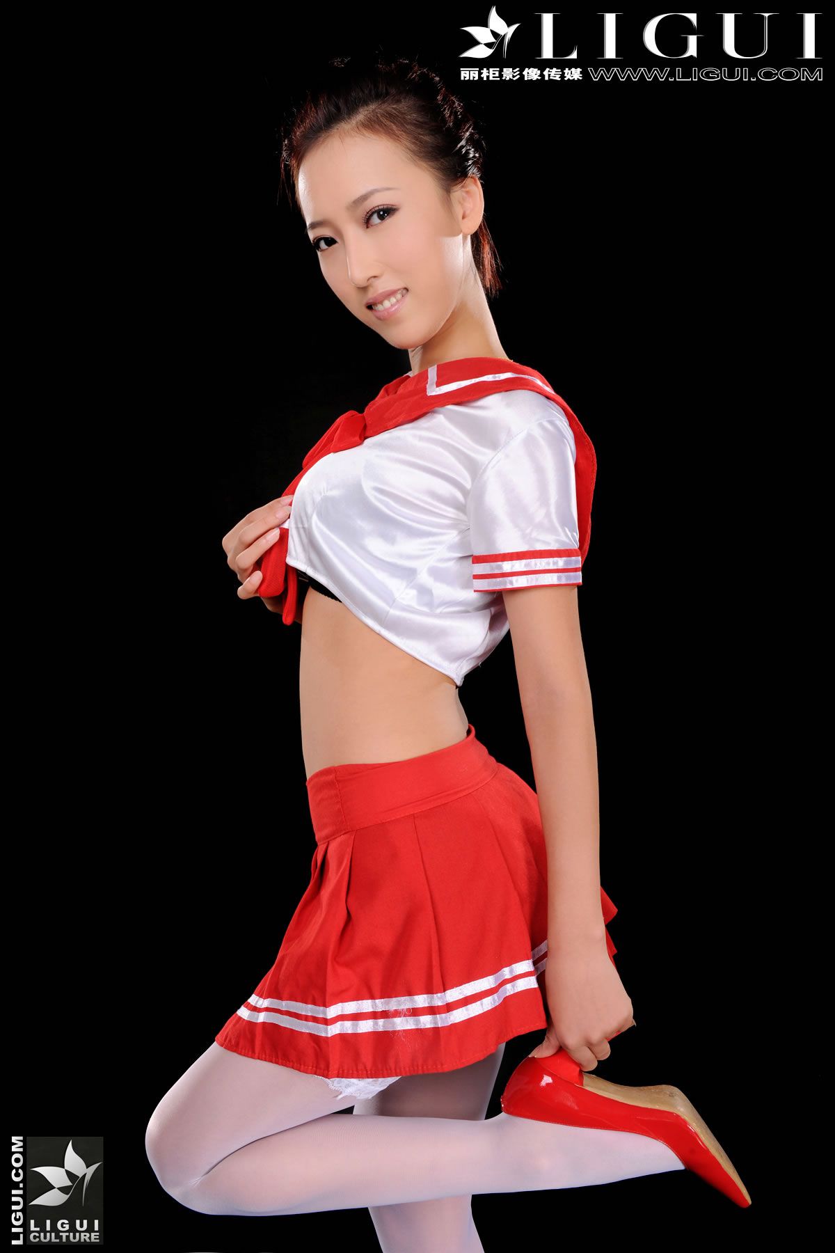 [Ligui]丽柜 20111122 清纯学生妹美美 Model - 美美
