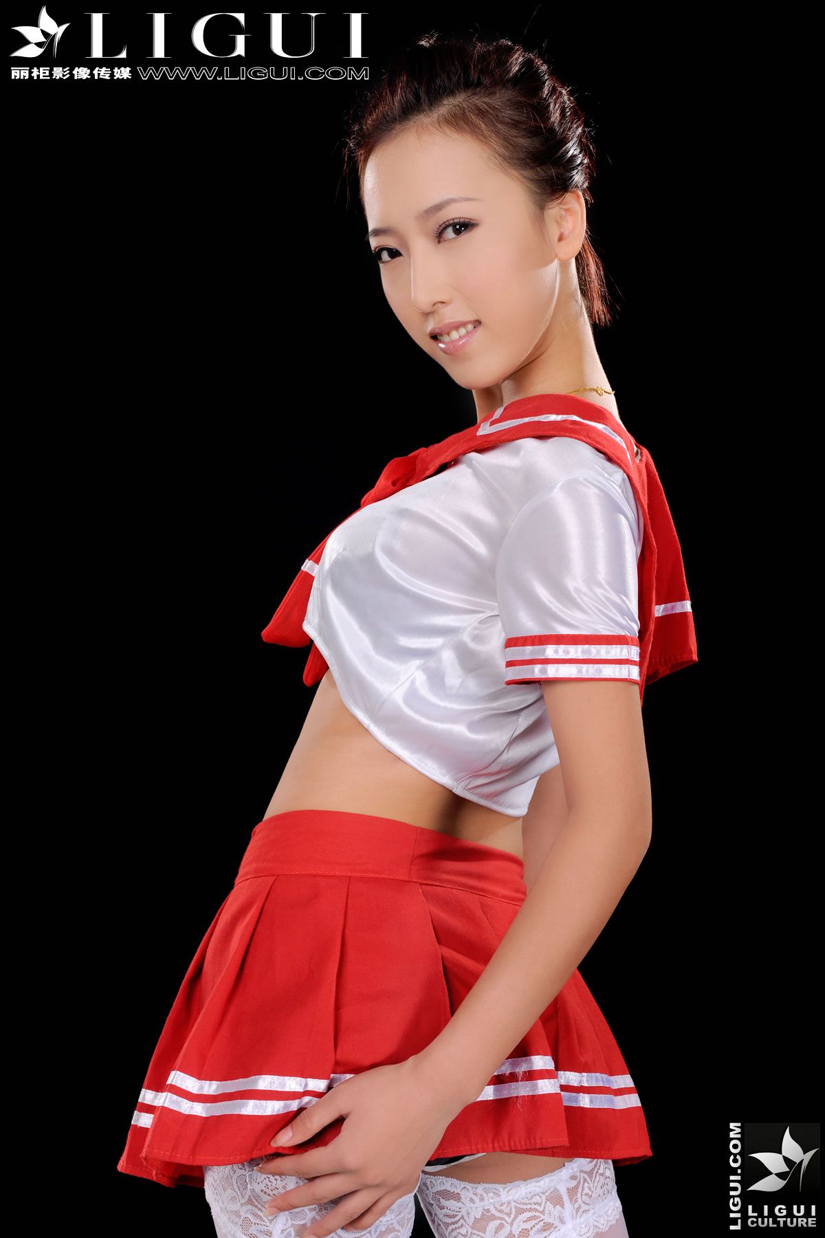 [Ligui]丽柜 20111122 清纯学生妹美美 Model - 美美