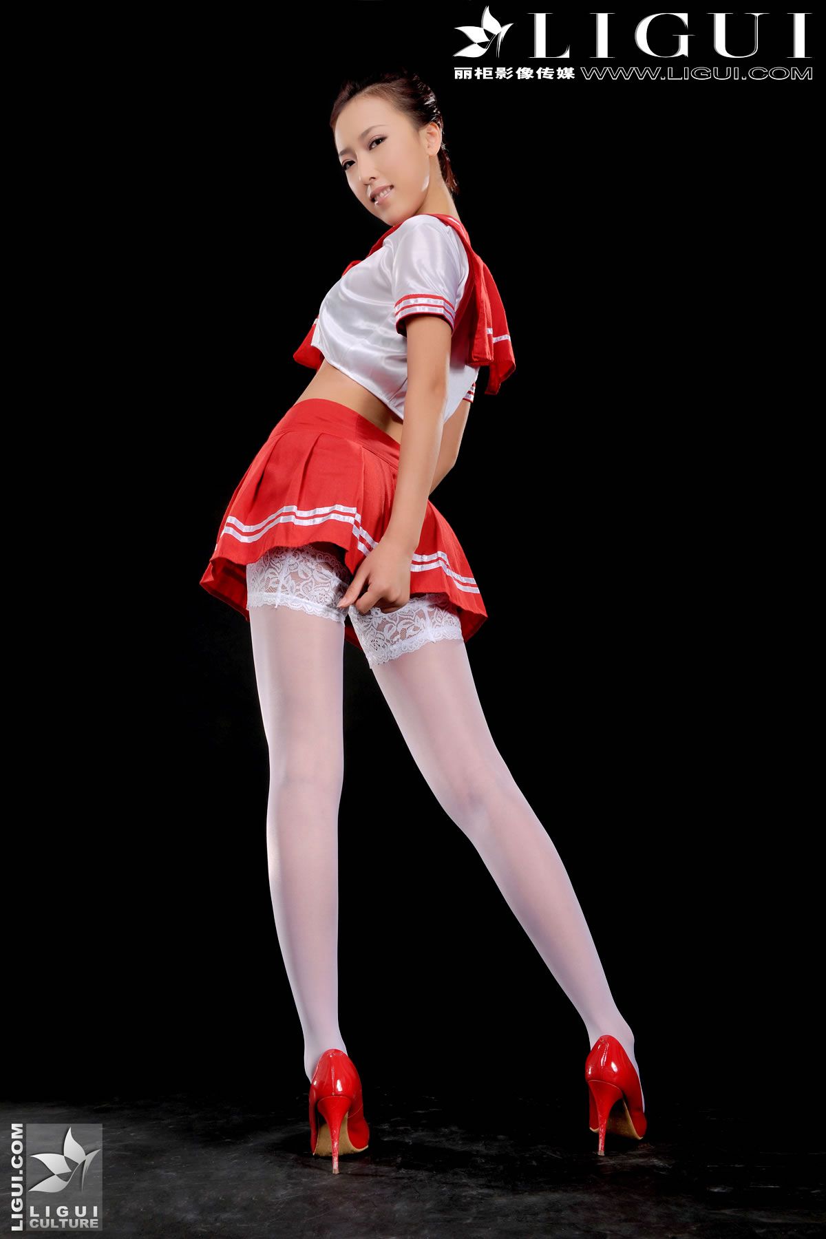 [Ligui]丽柜 20111122 清纯学生妹美美 Model - 美美