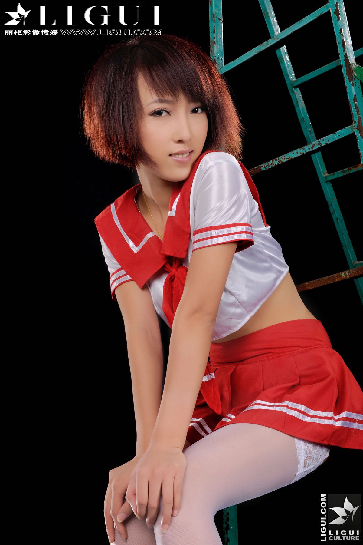 [Ligui]丽柜 20111122 清纯学生妹美美 Model - 美美
