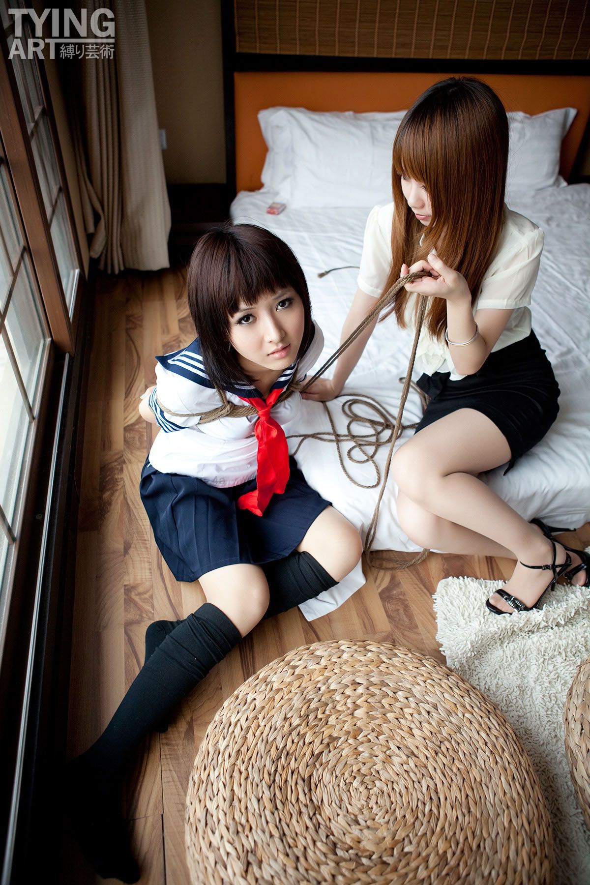 [縛リ芸術] TyingArt No.091 OL&School Girl 1-Dimdim&Shiryl