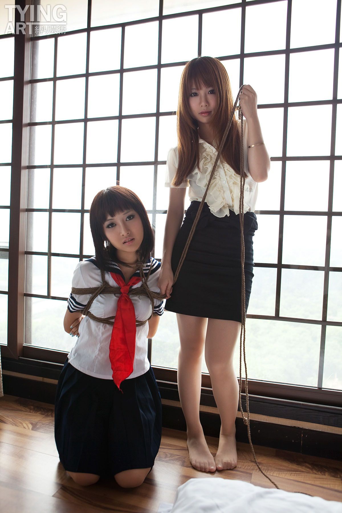 [縛リ芸術] TyingArt No.091 OL&School Girl 1-Dimdim&Shiryl