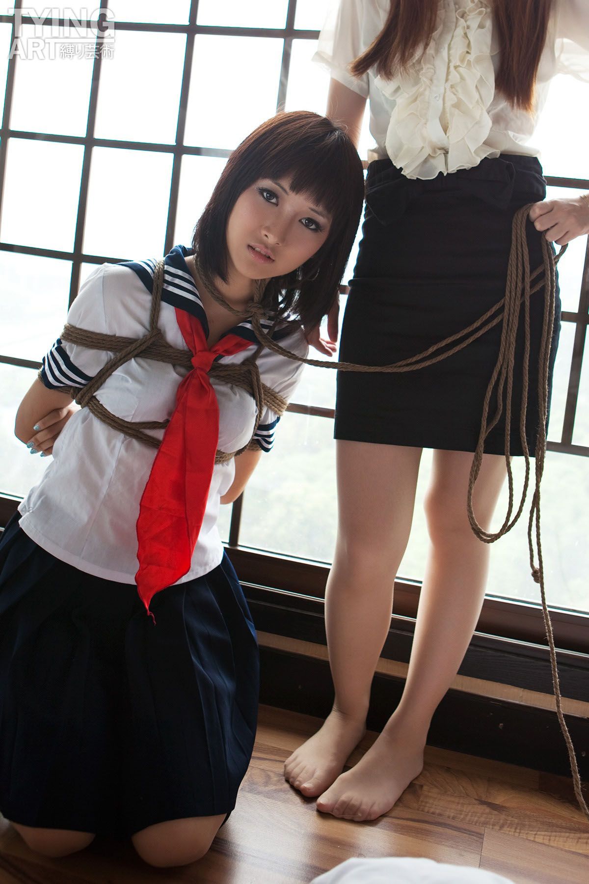 [縛リ芸術] TyingArt No.091 OL&School Girl 1-Dimdim&Shiryl