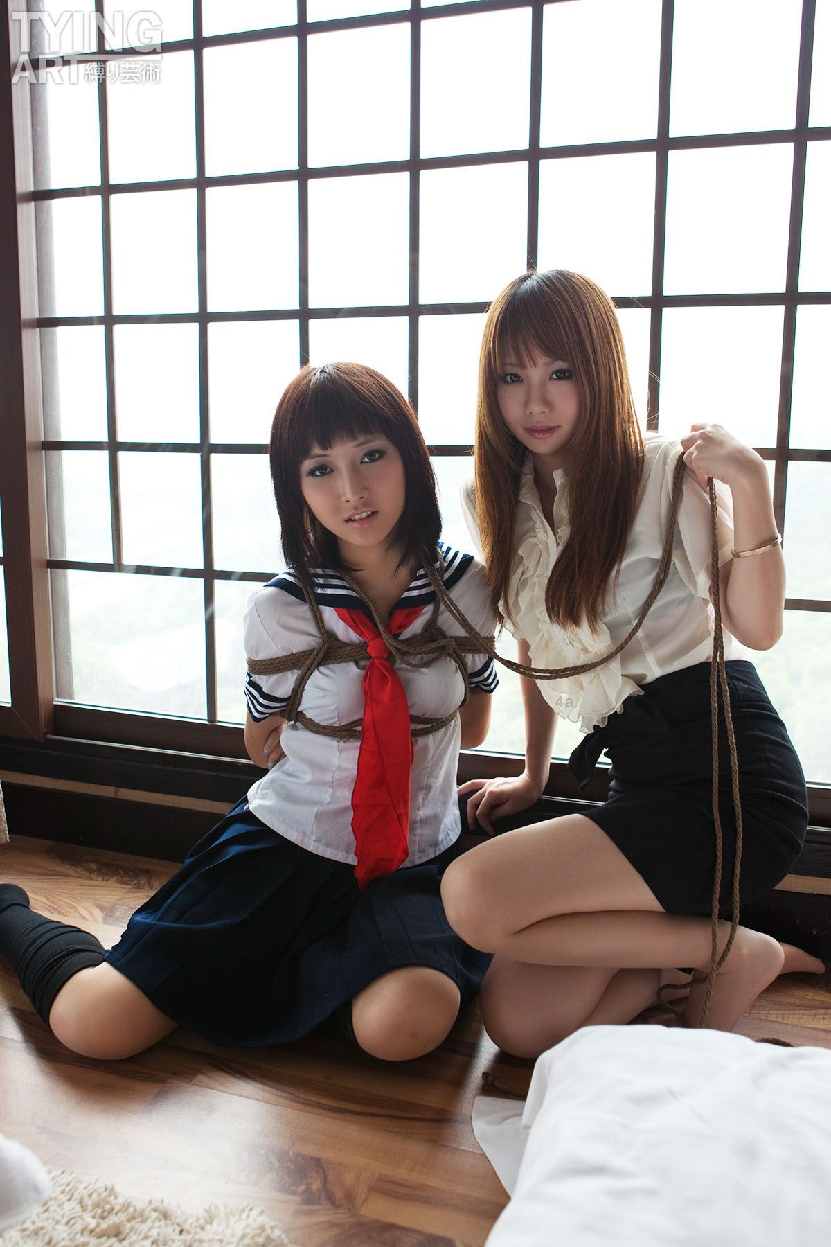 [縛リ芸術] TyingArt No.091 OL&School Girl 1-Dimdim&Shiryl