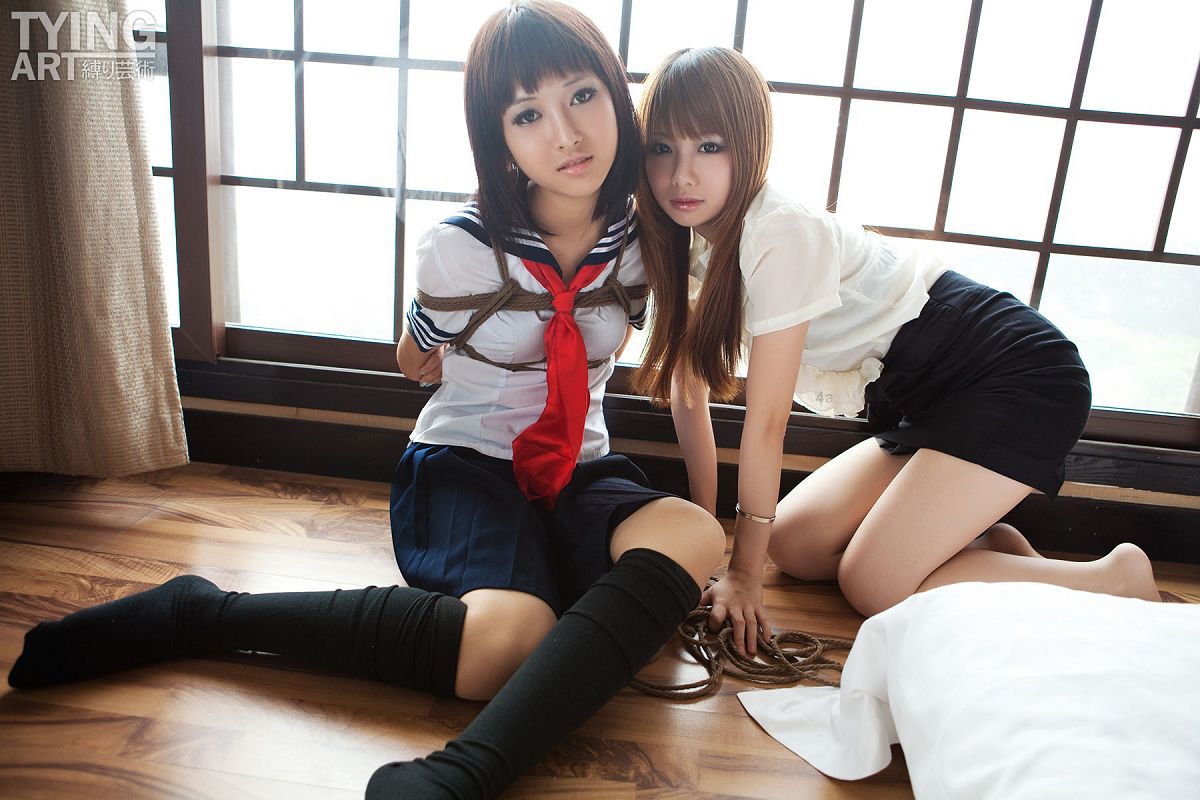 [縛リ芸術] TyingArt No.091 OL&School Girl 1-Dimdim&Shiryl