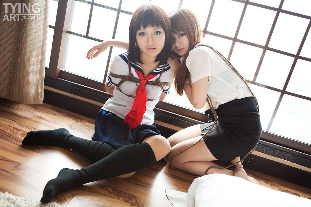 [縛リ芸術] TyingArt No.091 OL&School Girl 1-Dimdim&Shiryl
