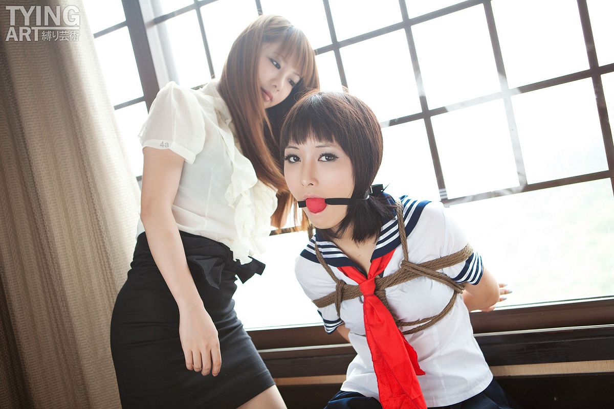 [縛リ芸術] TyingArt No.091 OL&School Girl 1-Dimdim&Shiryl