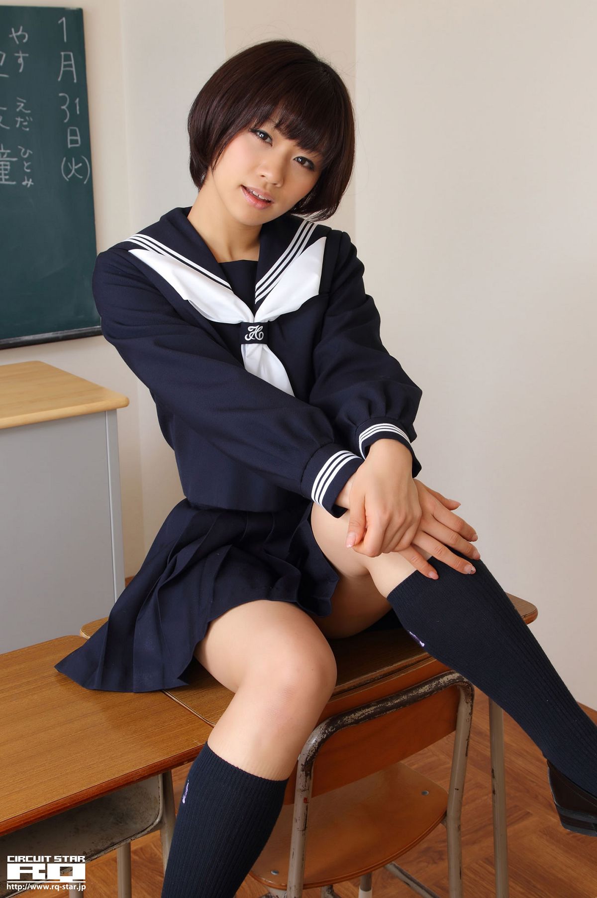 [RQ-STAR] 2012.03.16 NO.00615 Hitomi Yasueda 安枝瞳 Sailor Girl [130P]