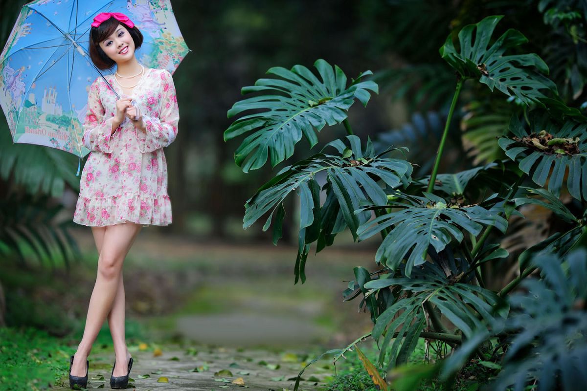 清新美女模特尹芝外拍 [20P]
