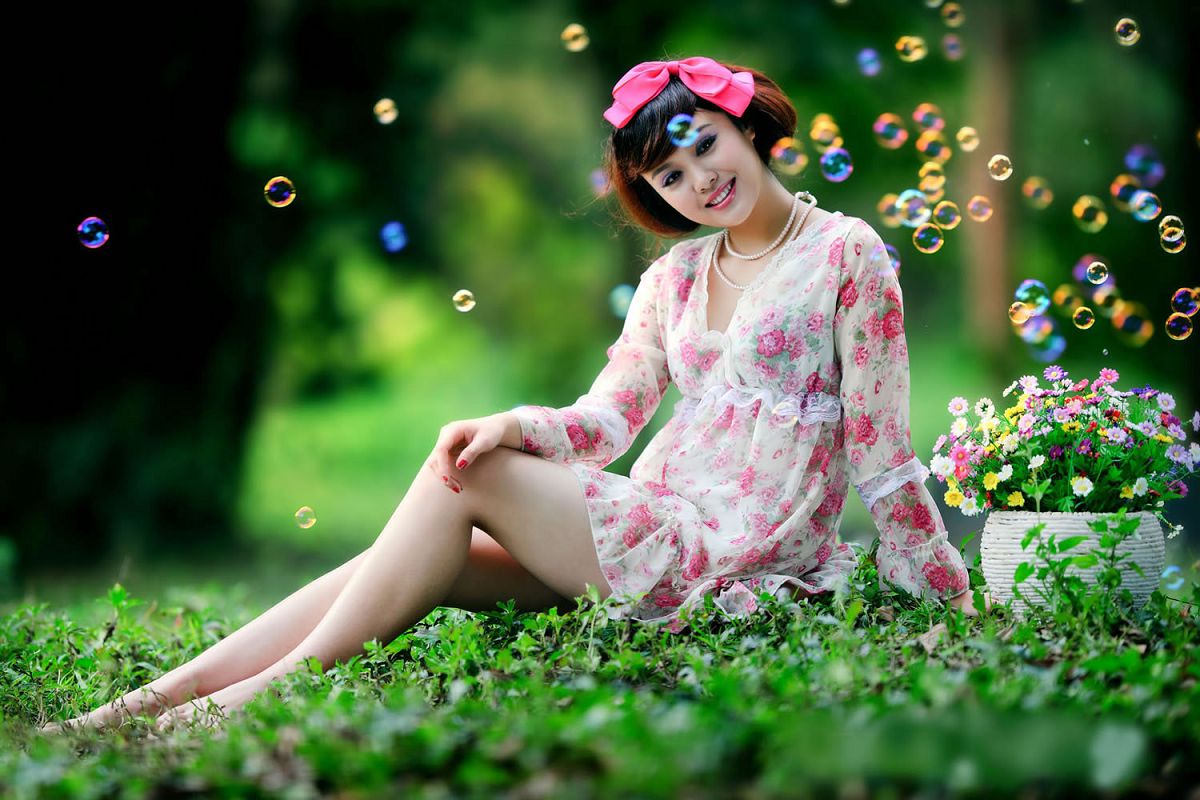 清新美女模特尹芝外拍 [20P]