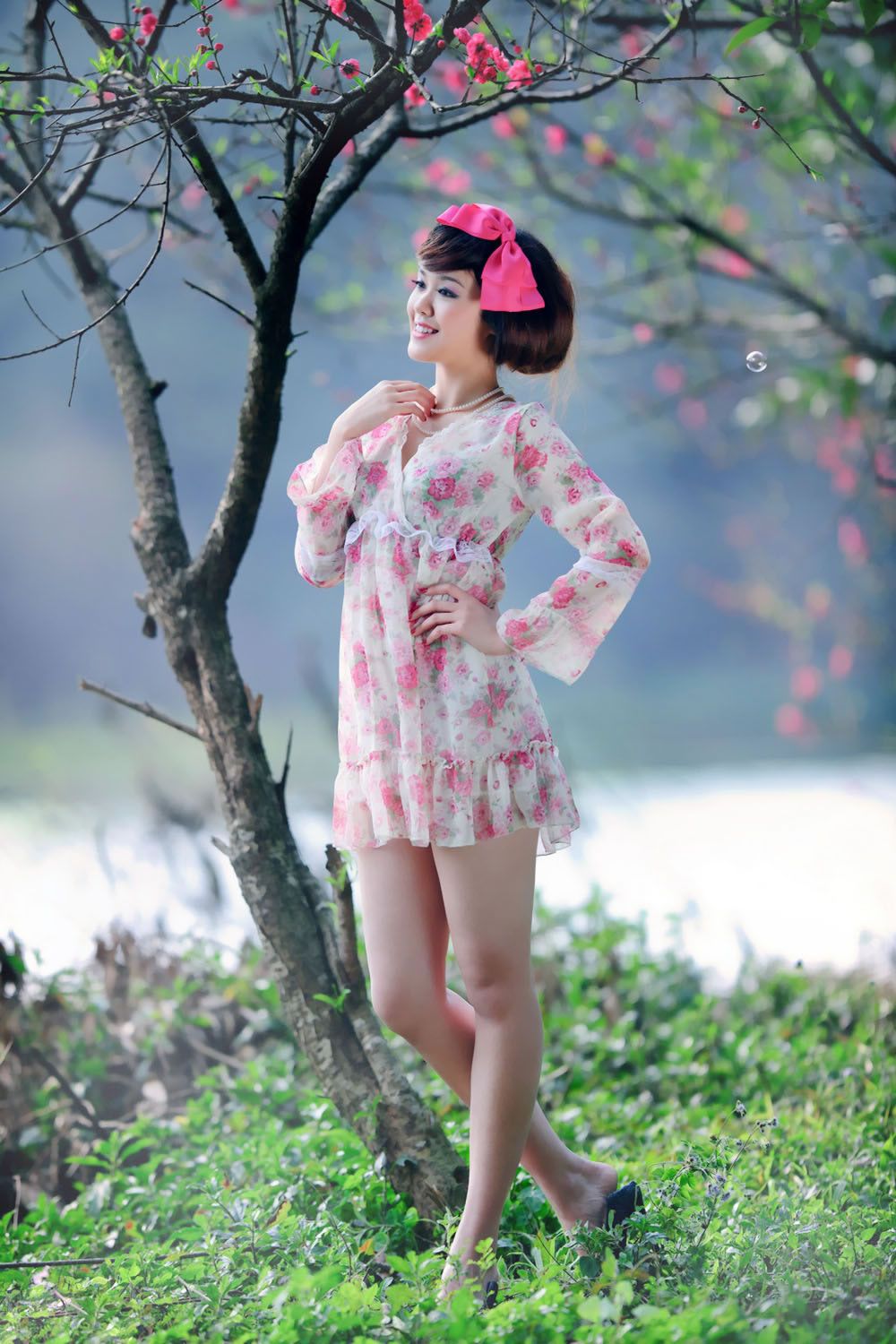 清新美女模特尹芝外拍 [20P]