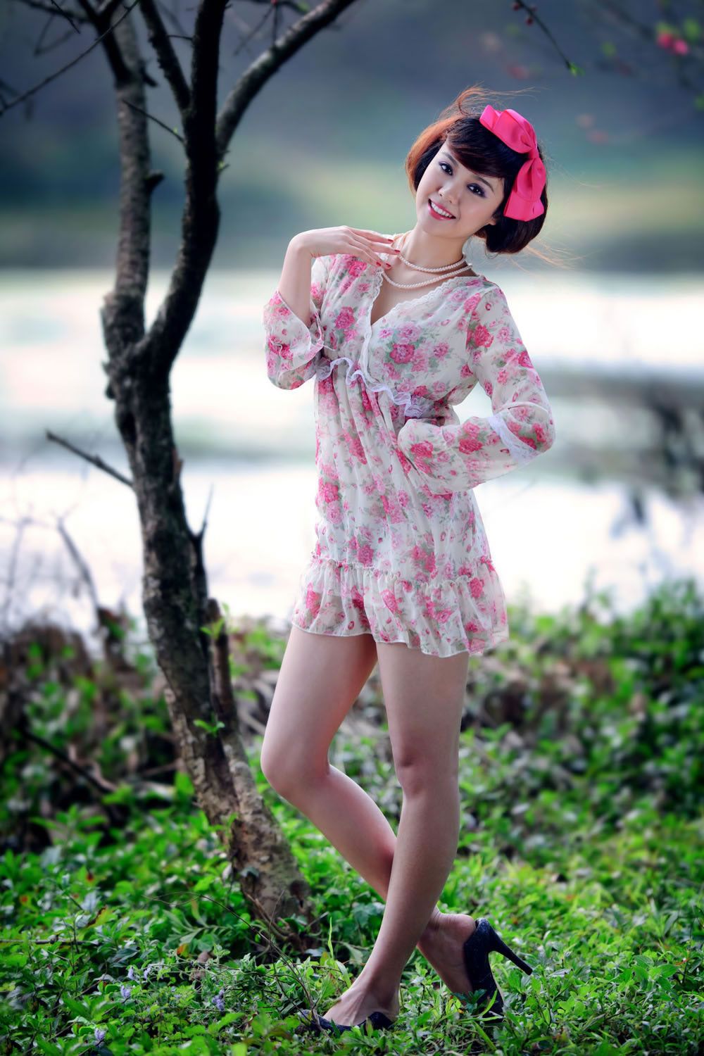 清新美女模特尹芝外拍 [20P]
