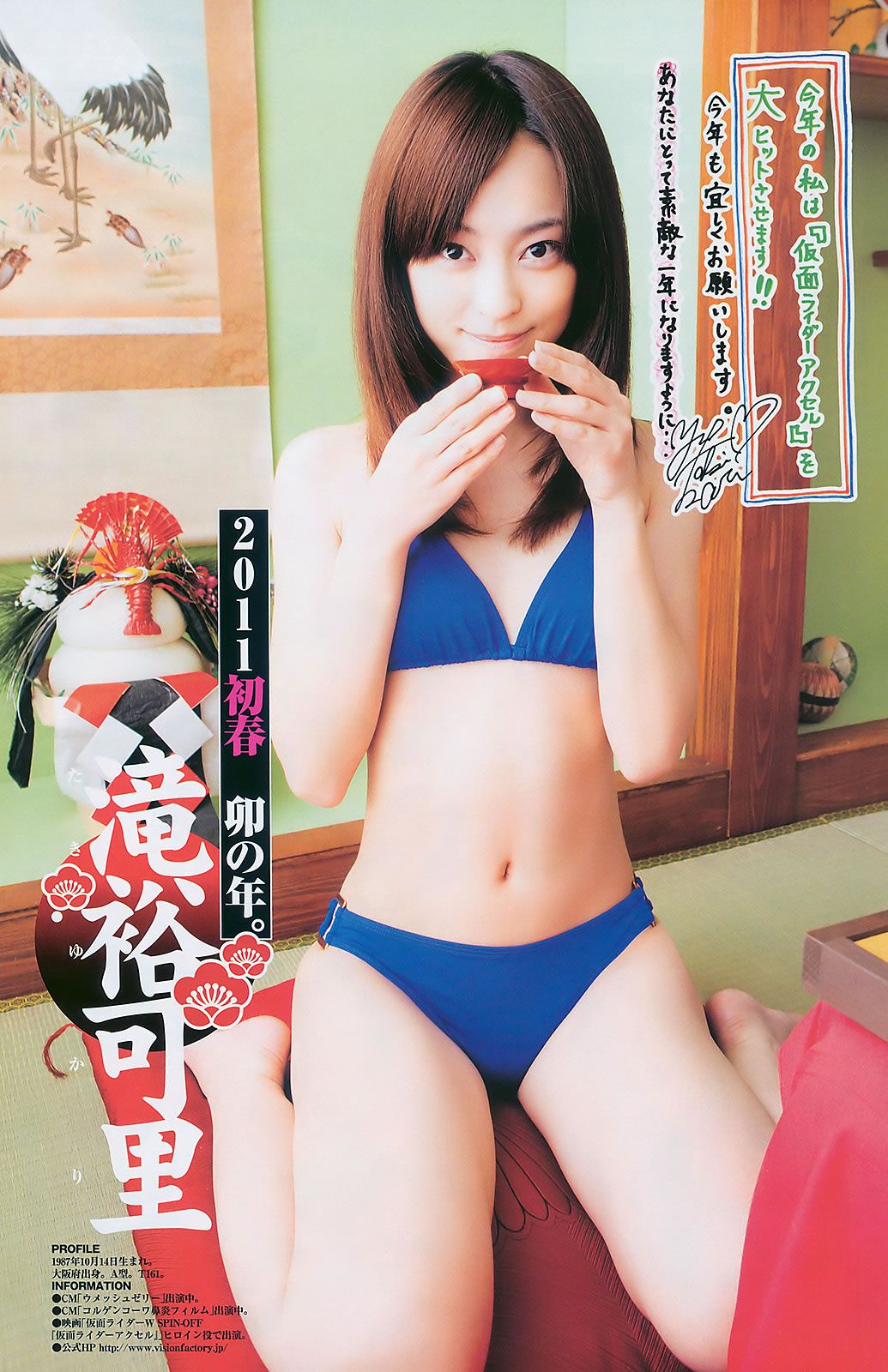 [Weekly Playboy] 2011 No.06-07 篠田麻里子 西田麻衣 滝裕可里 森田涼花 内田理央 北川富紀子 西田有沙 [32P]