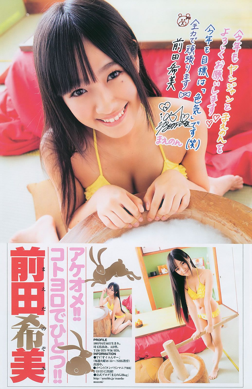 [Weekly Playboy] 2011 No.06-07 篠田麻里子 西田麻衣 滝裕可里 森田涼花 内田理央 北川富紀子 西田有沙 [32P]