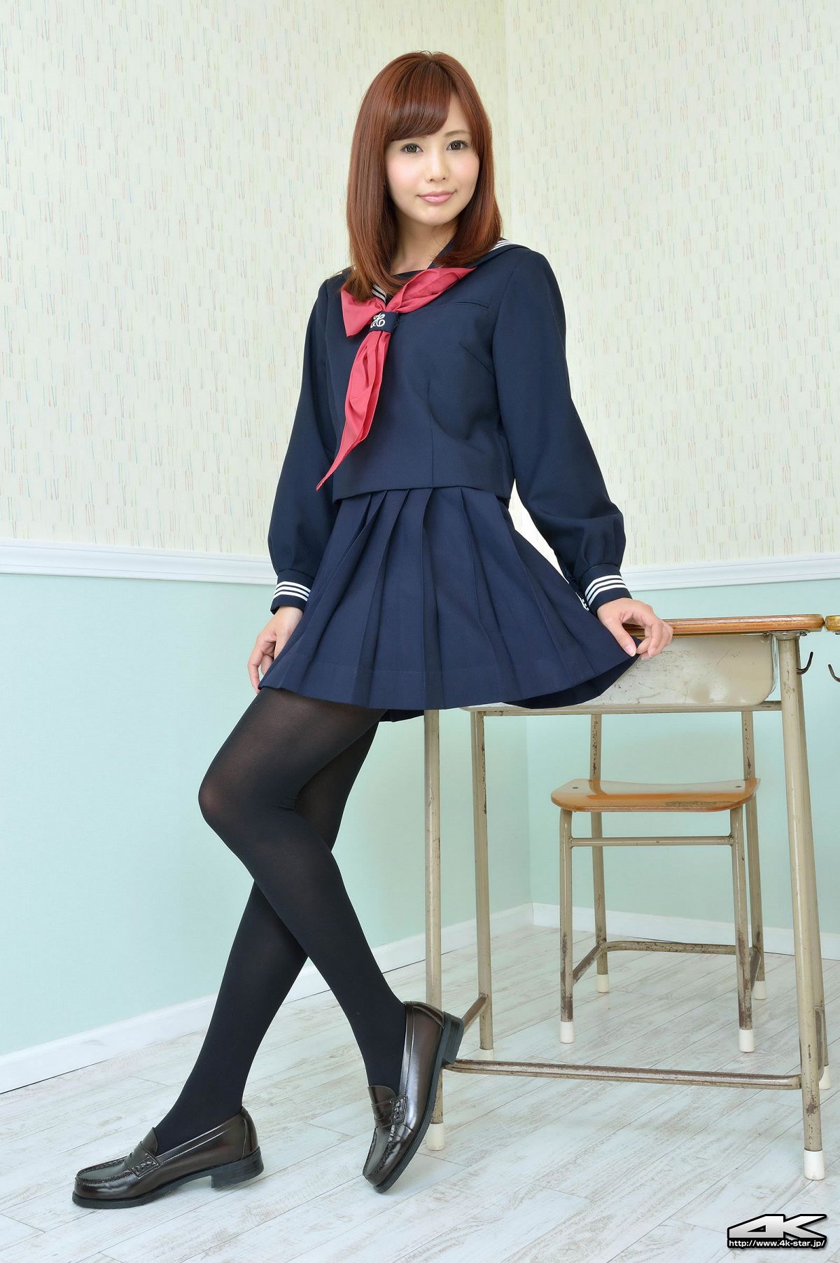 [4K-STAR] 2013.03.25 NO.00110 Chihiro Ando 安藤ちひろ - セーラー服 [90P]