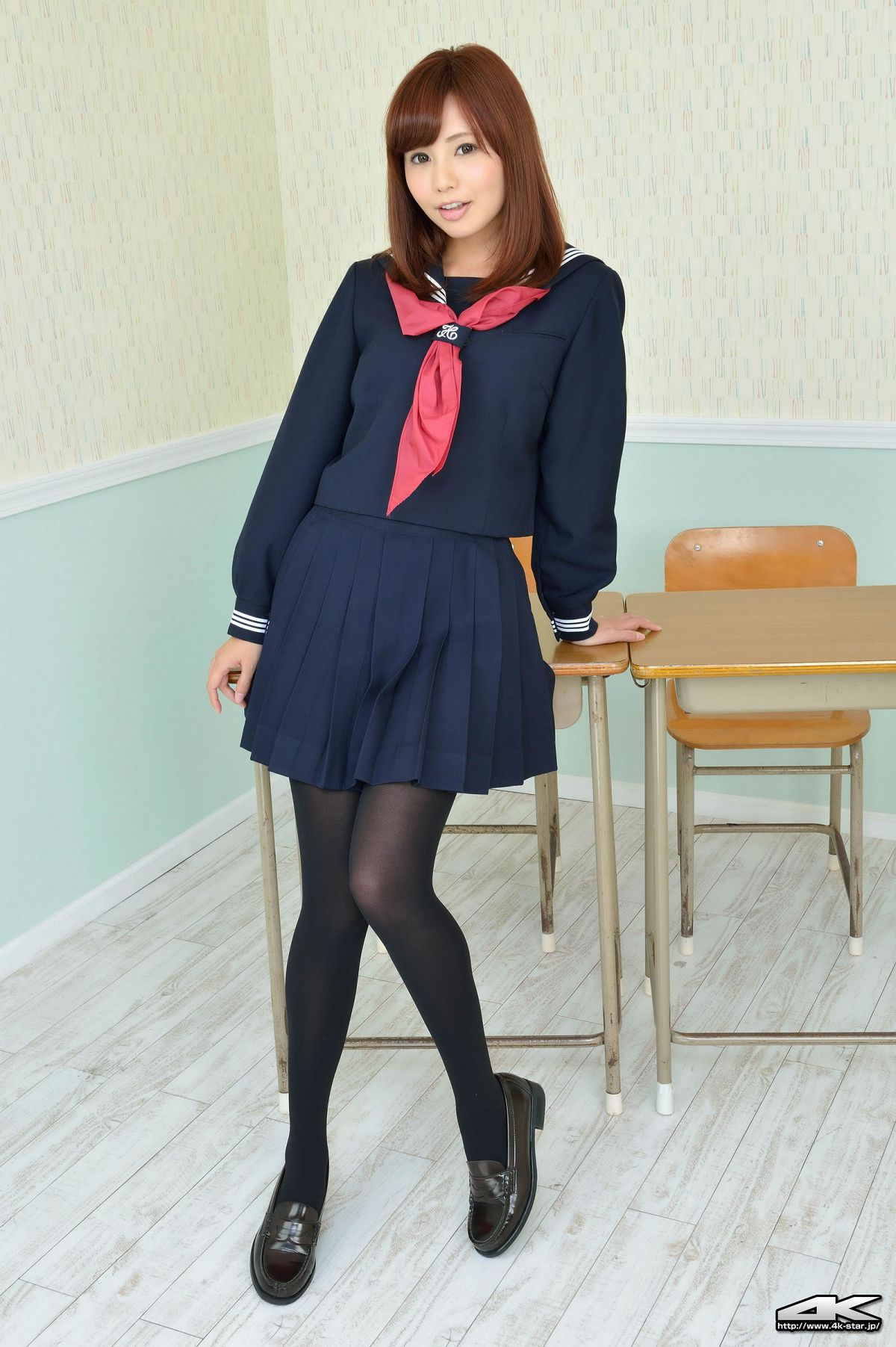 [4K-STAR] 2013.03.25 NO.00110 Chihiro Ando 安藤ちひろ - セーラー服 [90P]
