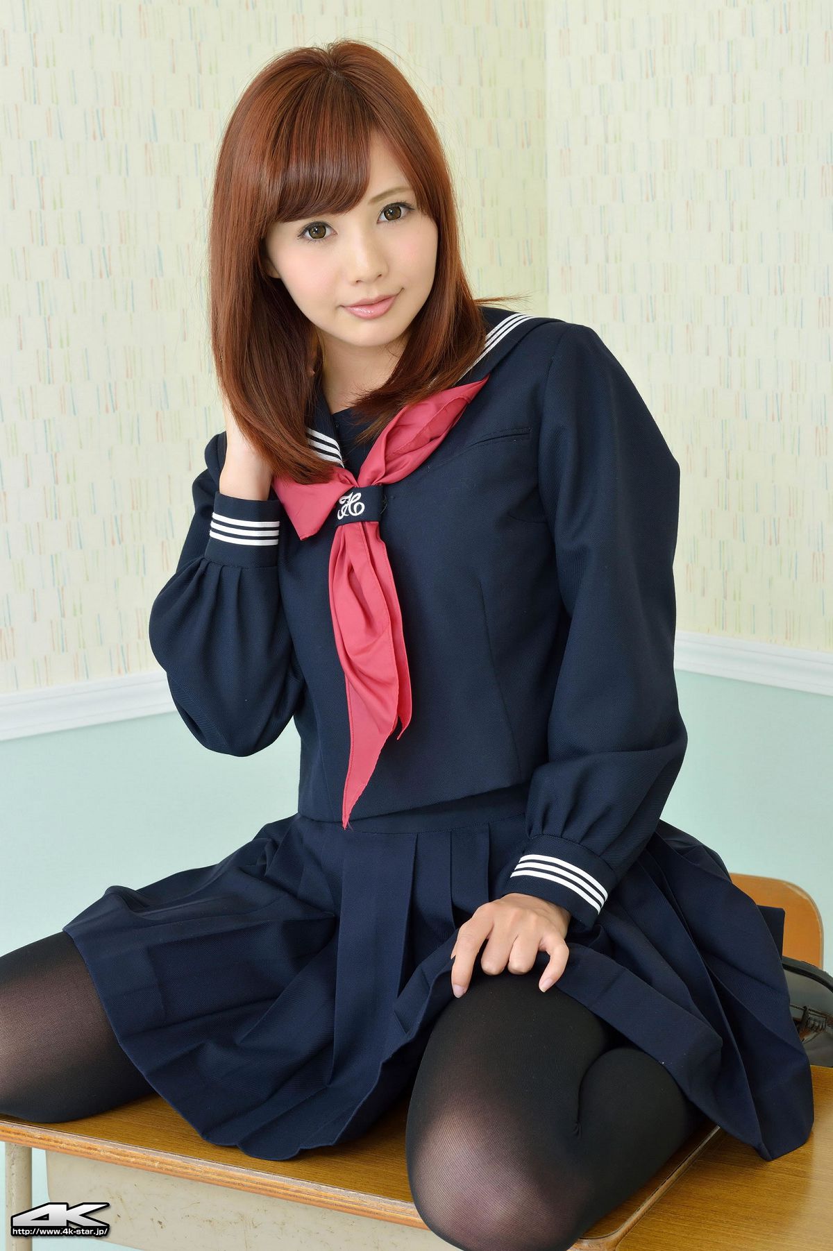[4K-STAR] 2013.03.25 NO.00110 Chihiro Ando 安藤ちひろ - セーラー服 [90P]