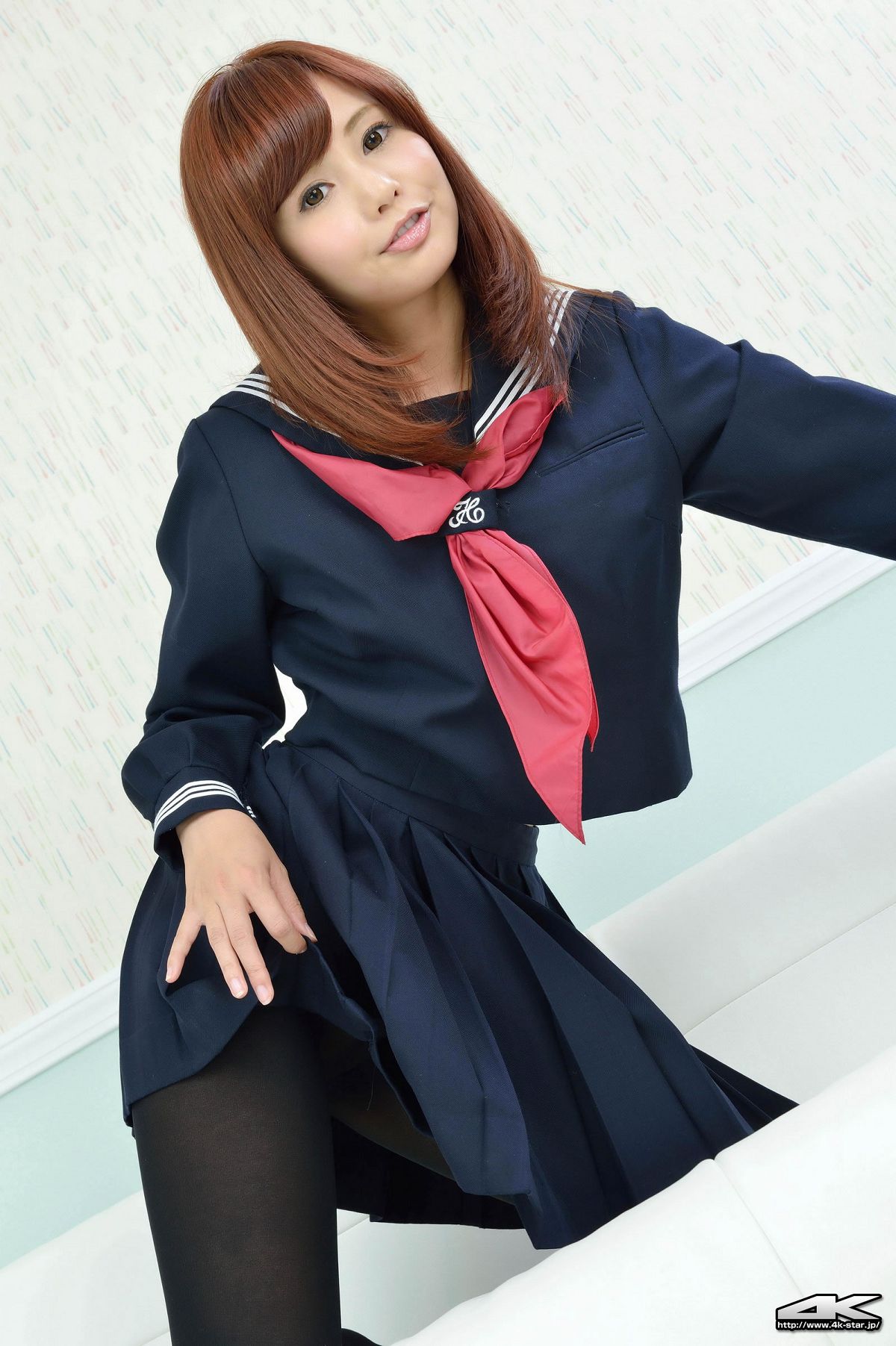 [4K-STAR] 2013.03.25 NO.00110 Chihiro Ando 安藤ちひろ - セーラー服 [90P]