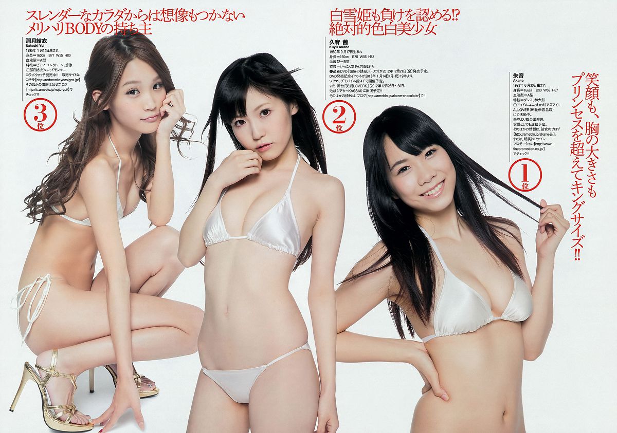 [Weekly Playboy] 2012 No.53 綾瀬はるか 中村静香 北原里英 白石麻衣 新川優愛 水樹奈々 [47P]