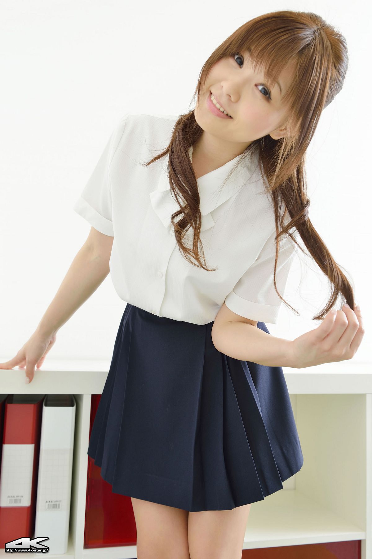 [4K-STAR] 2013.06.15 NO.00182 Hideyo Kamibayashi 上林英代 - オフィスレディ [59P]