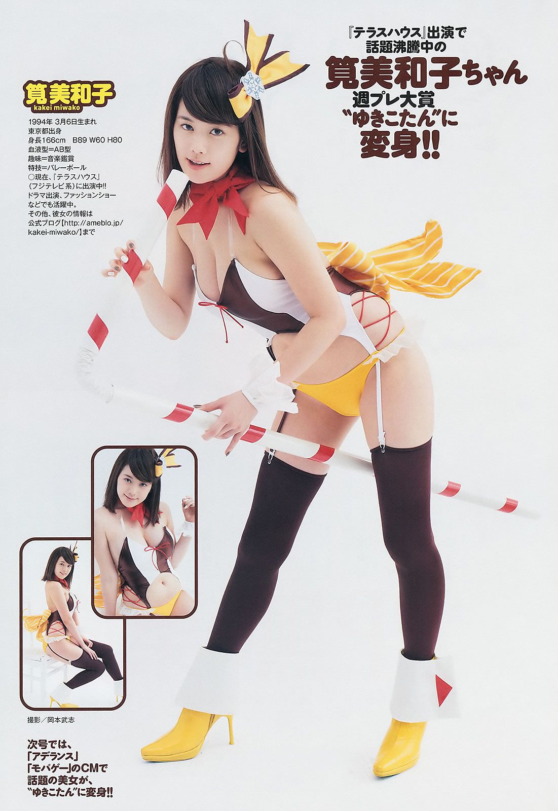 [Weekly Playboy] 2013 No.33-34 高见奈央 山地まり 坛蜜 麻生希 安达右実 翁长夕贵 [58P]