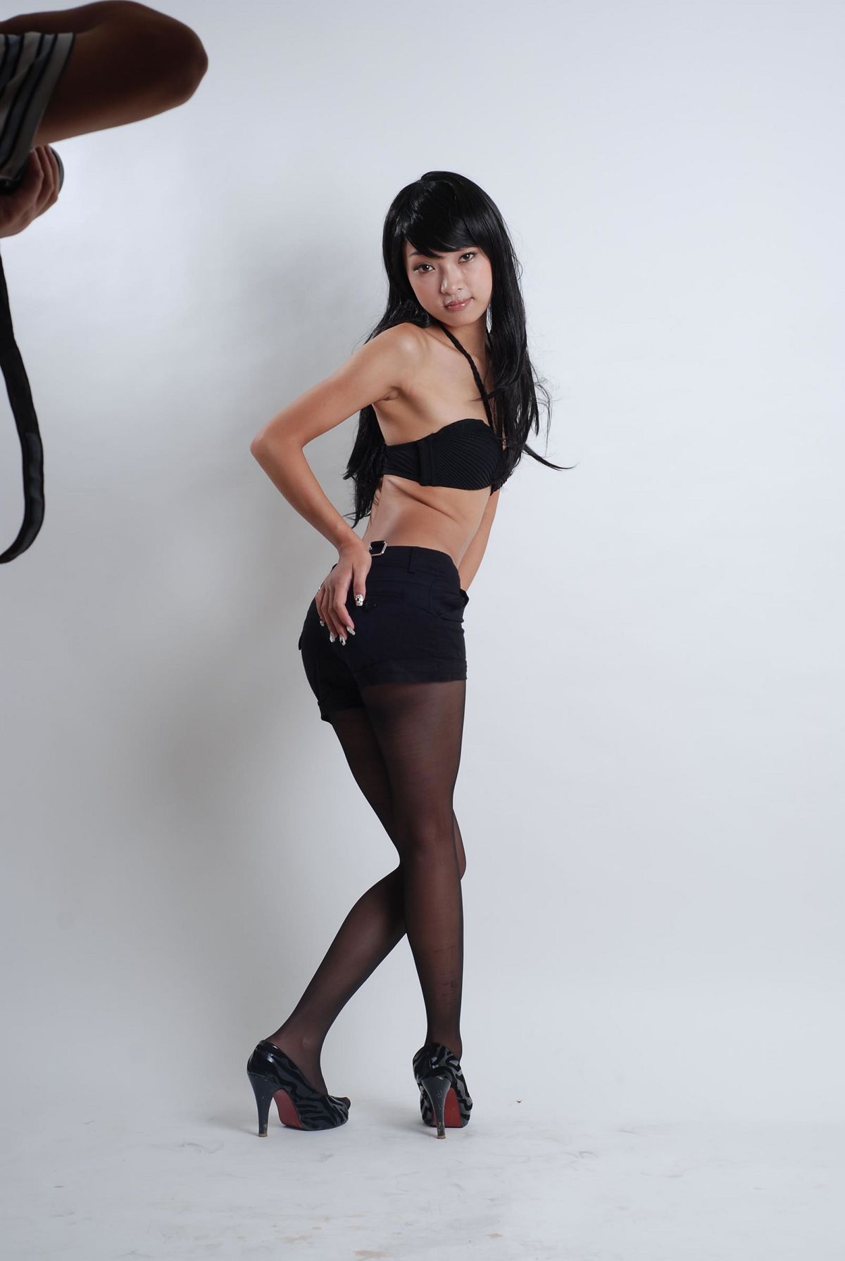 [网络收集] 2013.10.30 靓丽美女棚拍黑丝 [55P]