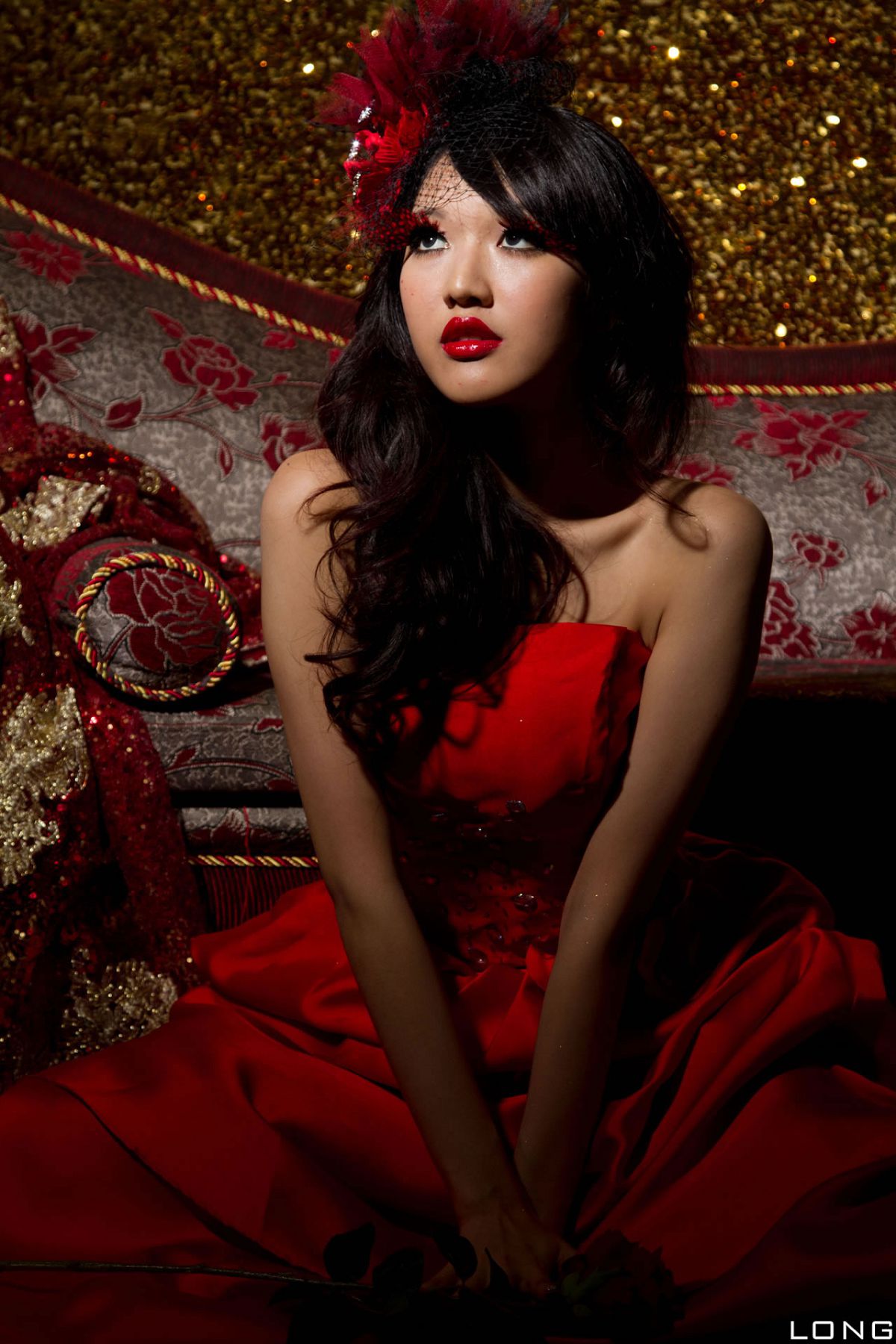 [BEAUTYLEG番外篇] 2013.12.15 棚拍]Jill（瑋廷）婚紗之紅 [40P]