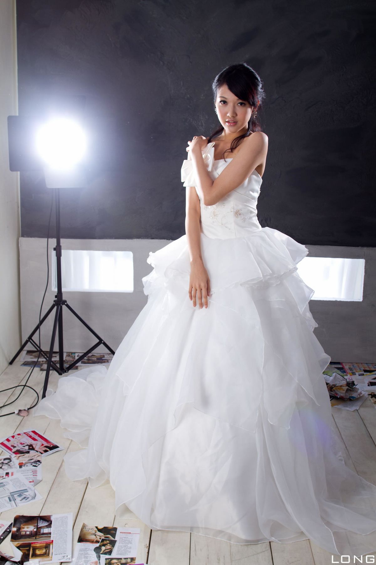 [BEAUTYLEG番外篇] 2013.12.16 棚拍 Jill（瑋廷）婚紗之白 [33P]