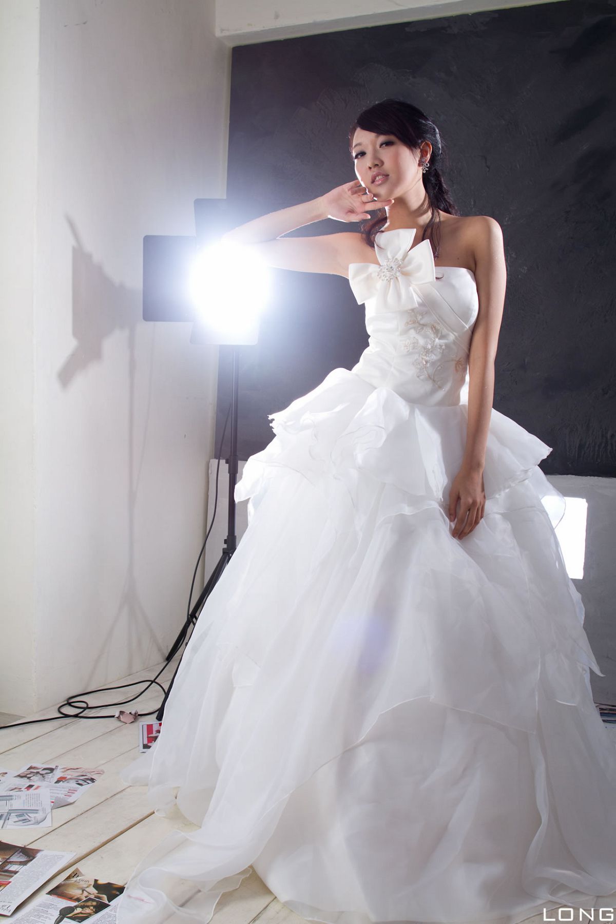[BEAUTYLEG番外篇] 2013.12.16 棚拍 Jill（瑋廷）婚紗之白 [33P]