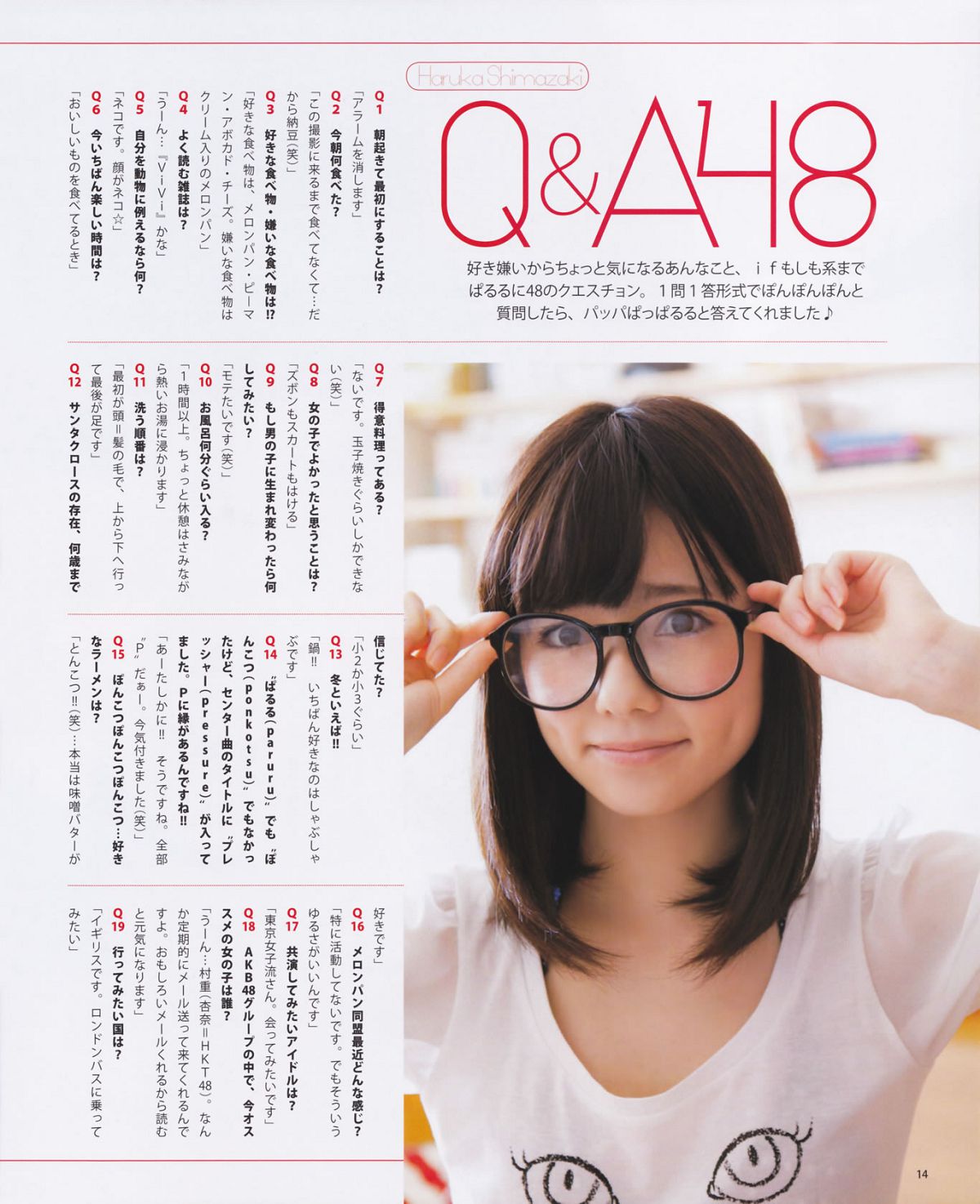 [Bomb Magazine] 2013 No.01 岛崎遥香 桑原みずき [21P]