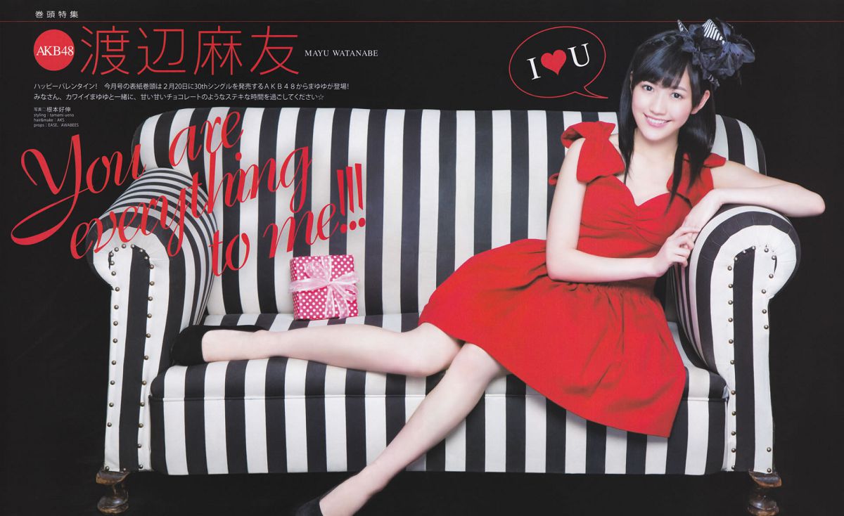 [Bomb Magazine] 2013 No.03 渡边麻友 AKB48 [37P]