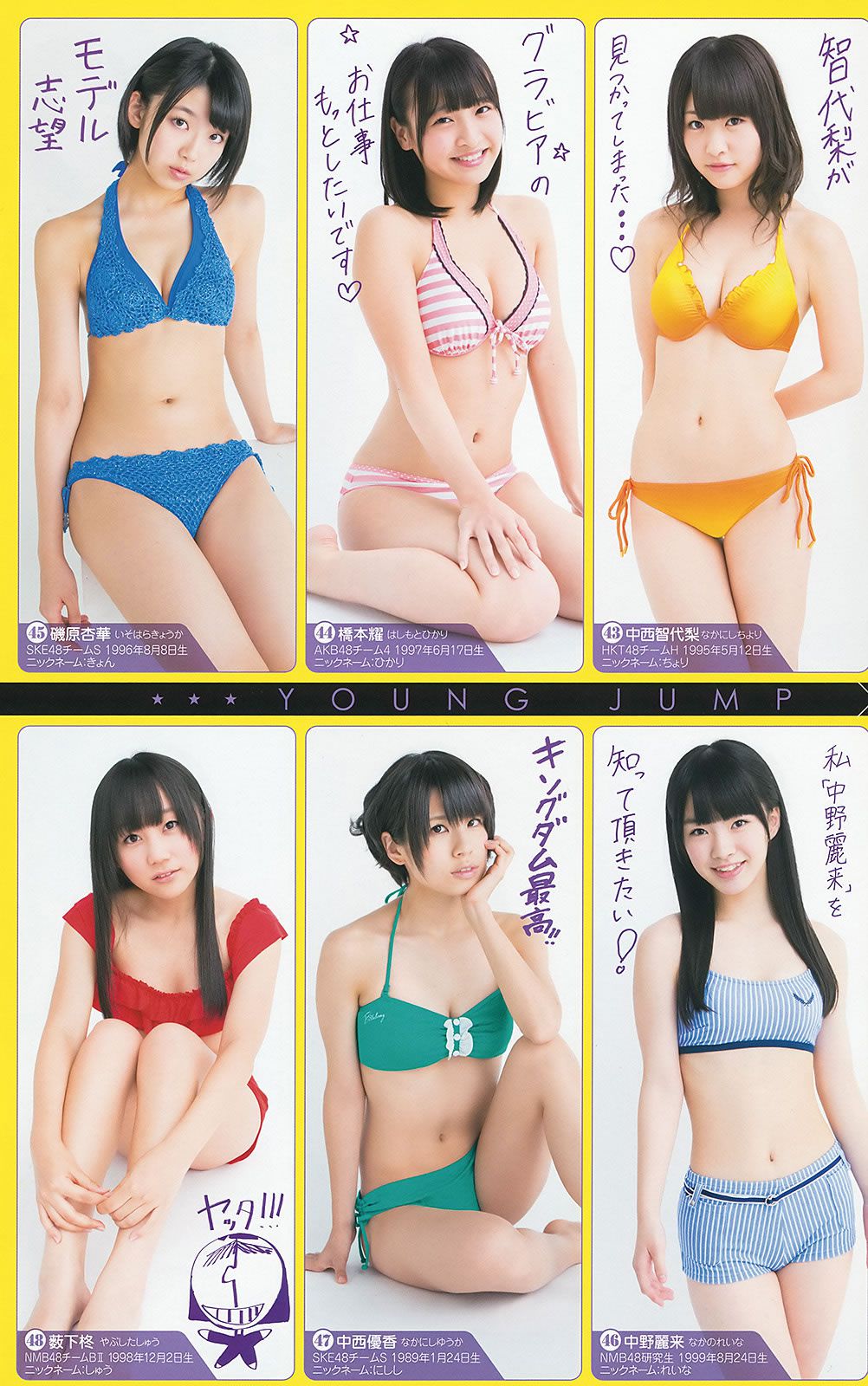 [Weekly Young Jump] 2014 No.06-07 新川優愛 木下ひなこ [25P]