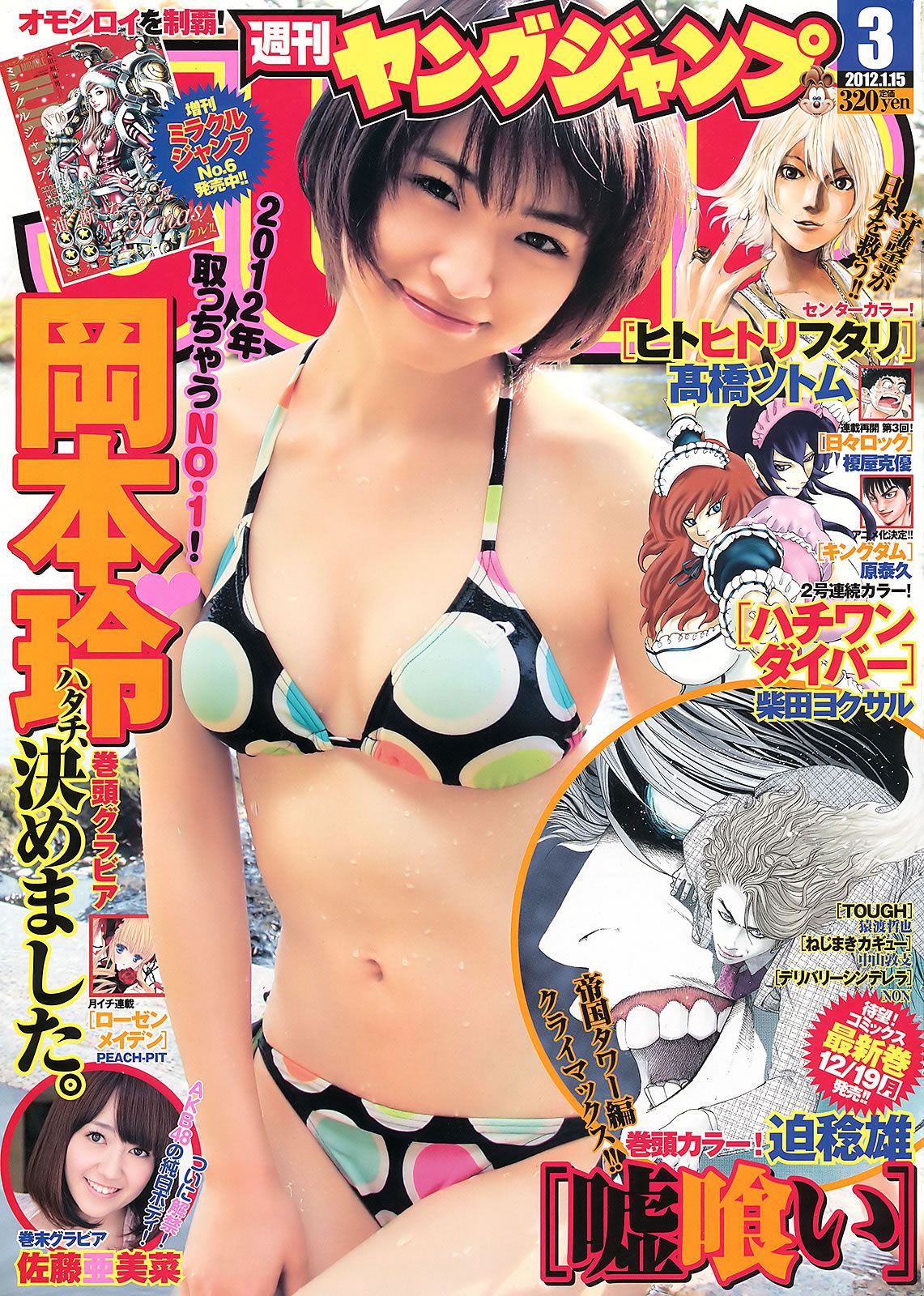 [Weekly Young Jump] 2012 No.01-03 AKB48 篠田麻里子 藤江れいな 峯岸みなみ 夏菜 岡本玲 佐藤亜美菜 [32P]