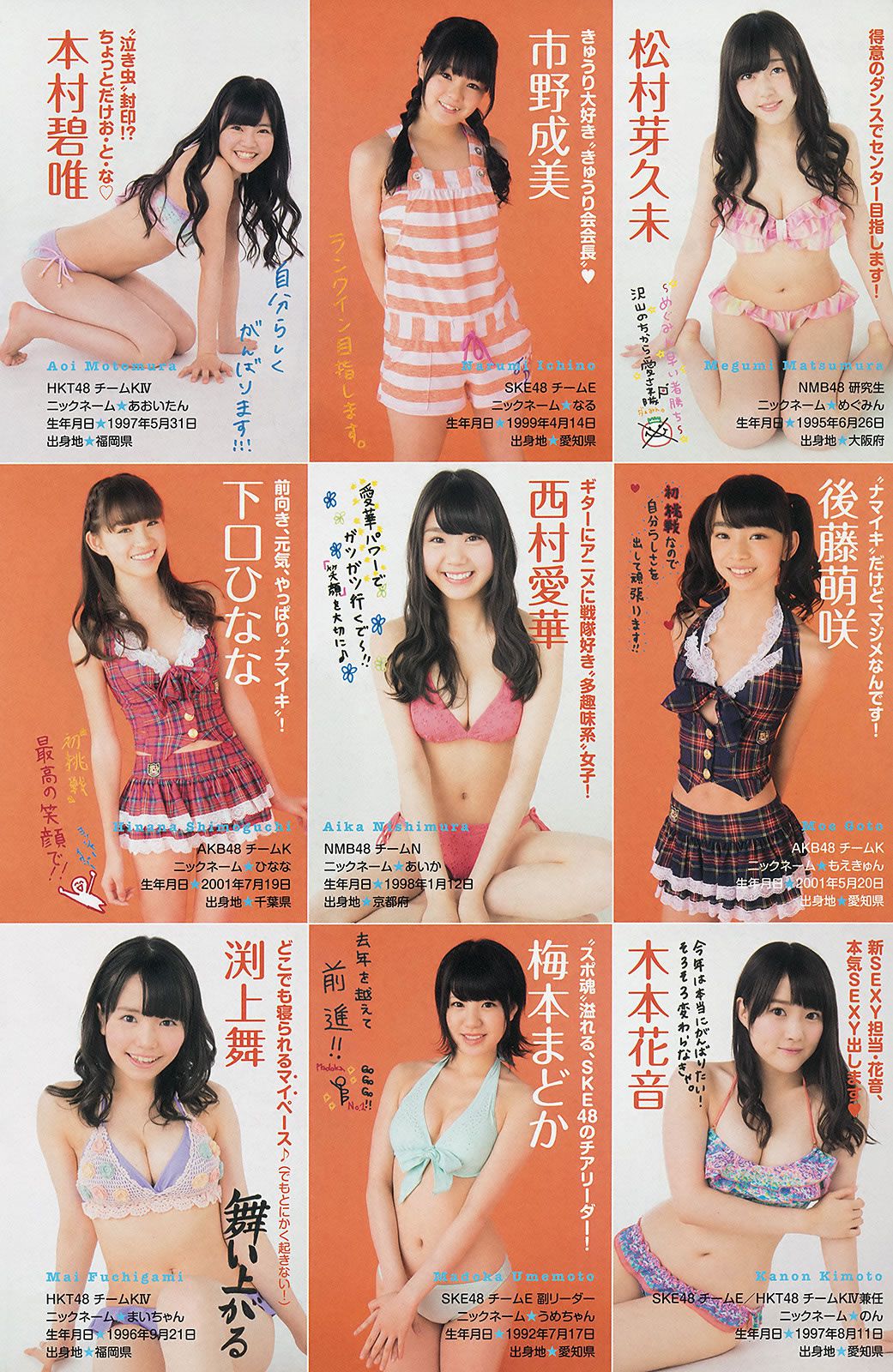 [Young Magazine] 2014 No.27 28 渡辺麻友 川栄李奈 吉木りさ [36P]