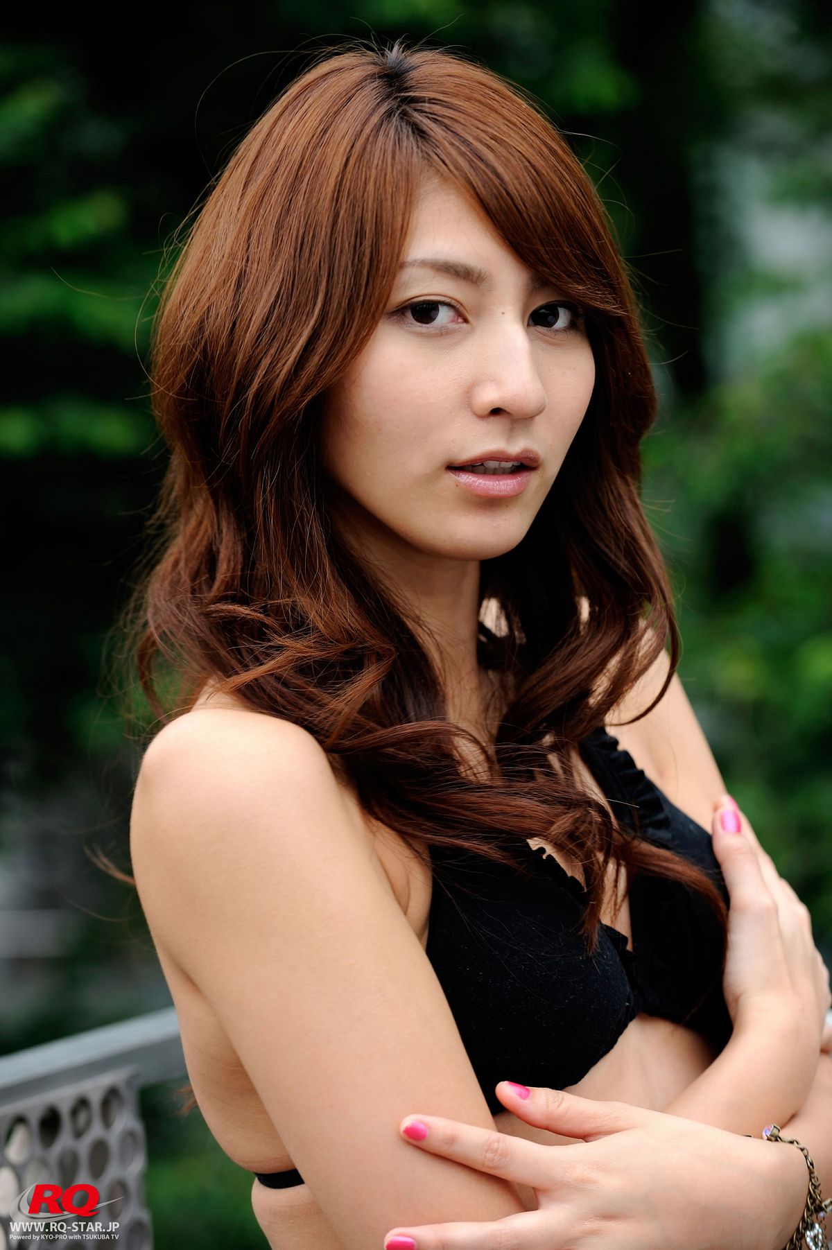 [RQ-STAR] NO.00030 Yuka Yamazaki 山崎友華 Swim Suits – Black [131P]