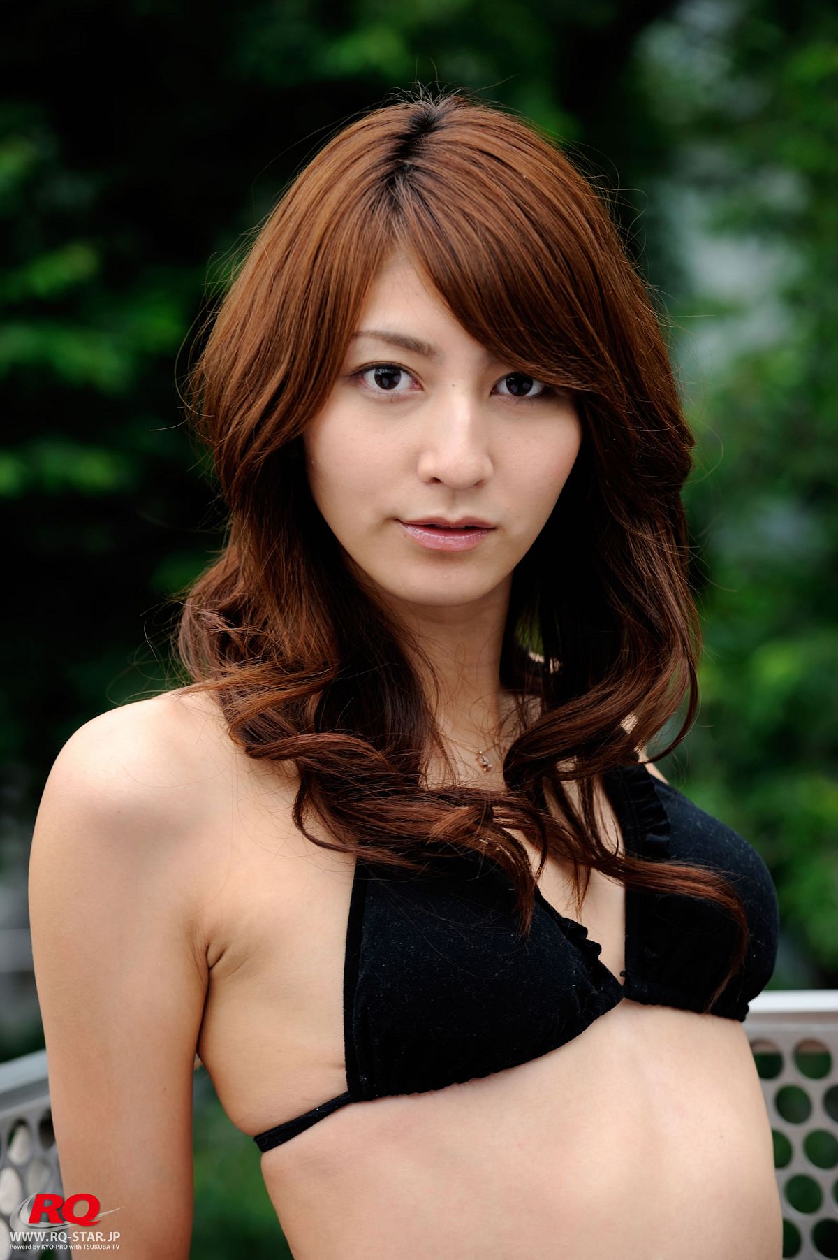 [RQ-STAR] NO.00030 Yuka Yamazaki 山崎友華 Swim Suits – Black [131P]