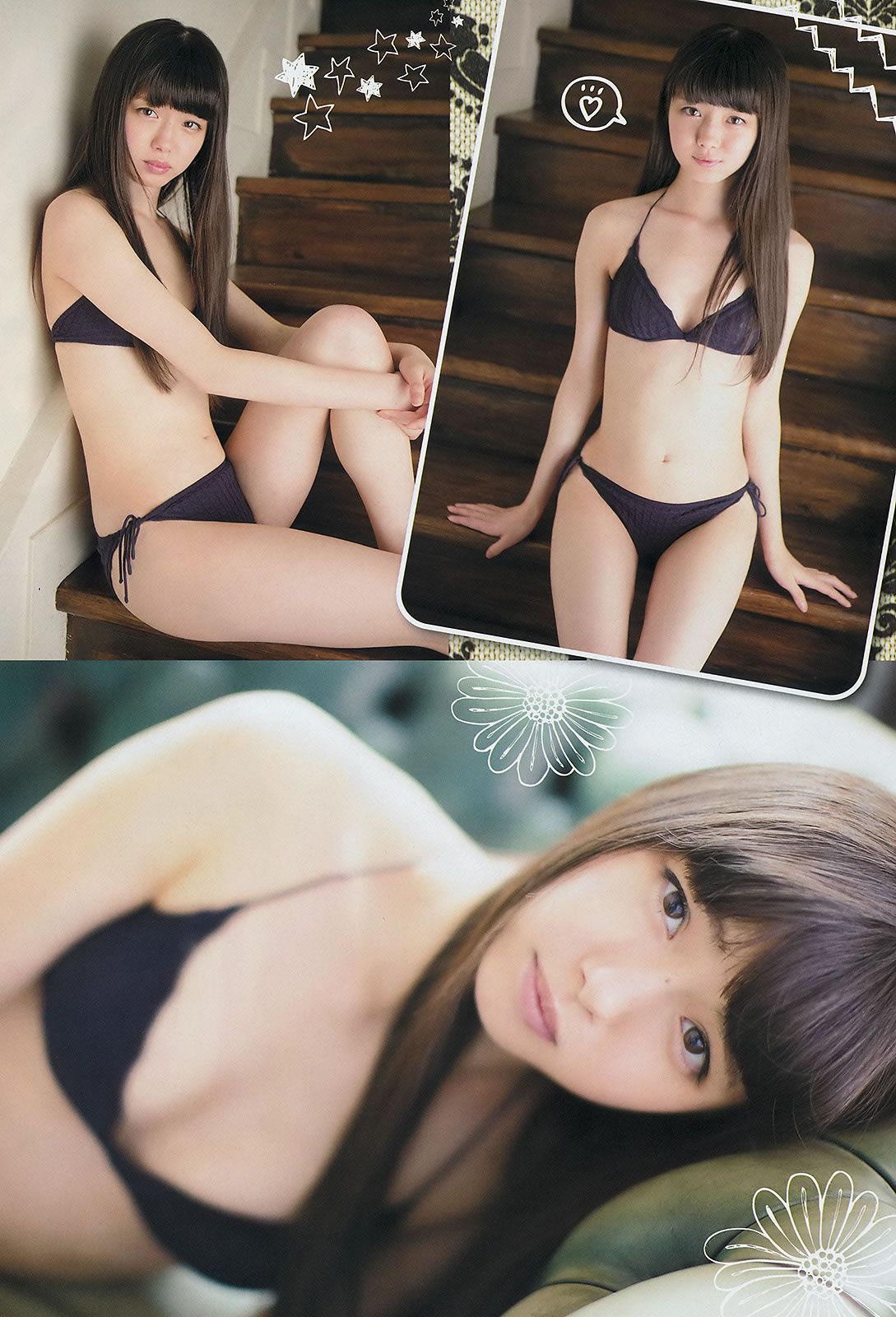 [Young Champion] 2014 No.13 14 篠崎愛 瑠衣夏 市川美織 X21 [30P]