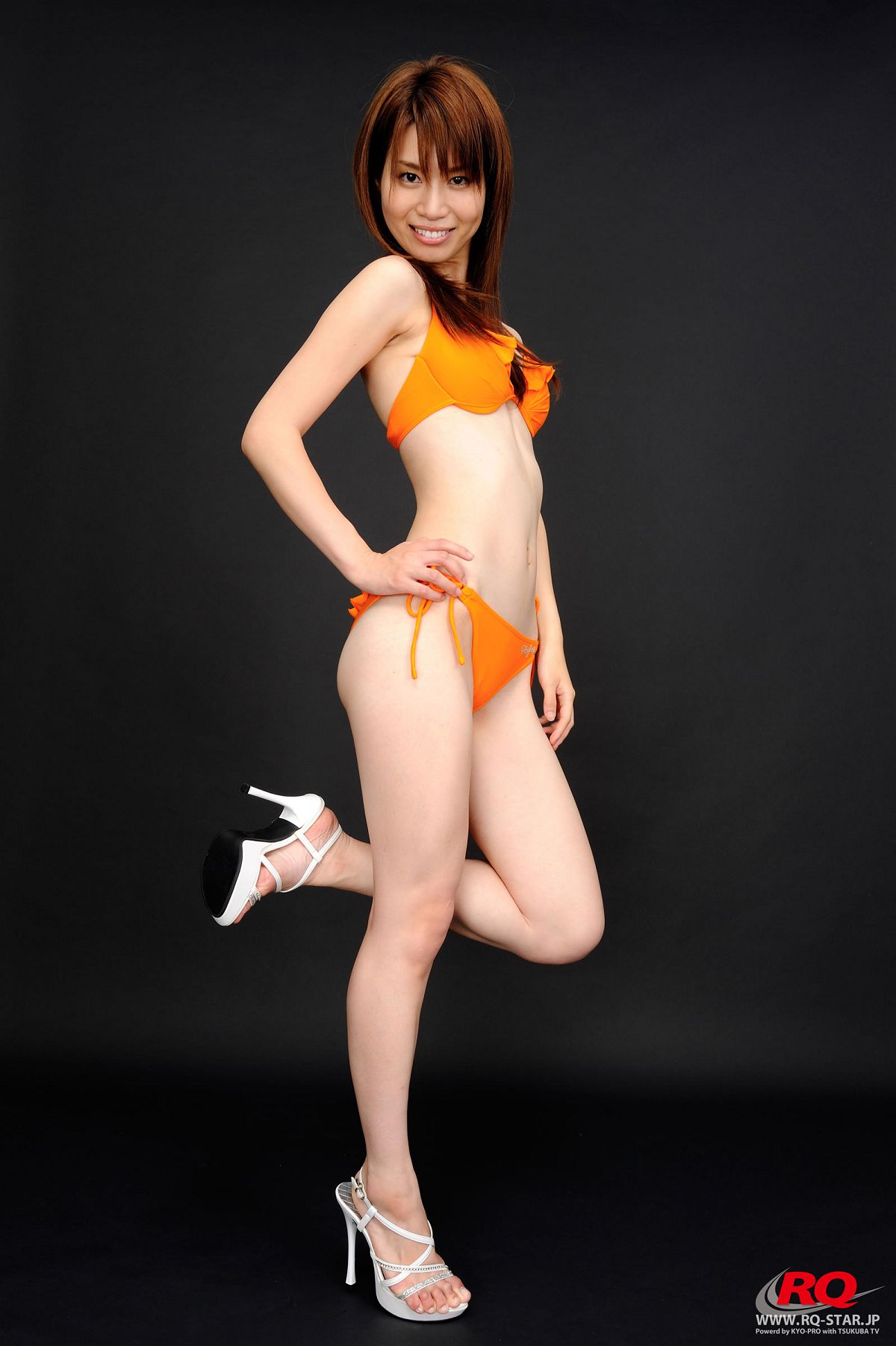 [RQ-STAR] NO.00040 Aki Kogure 小暮あき Swim Suits Orange [65P]