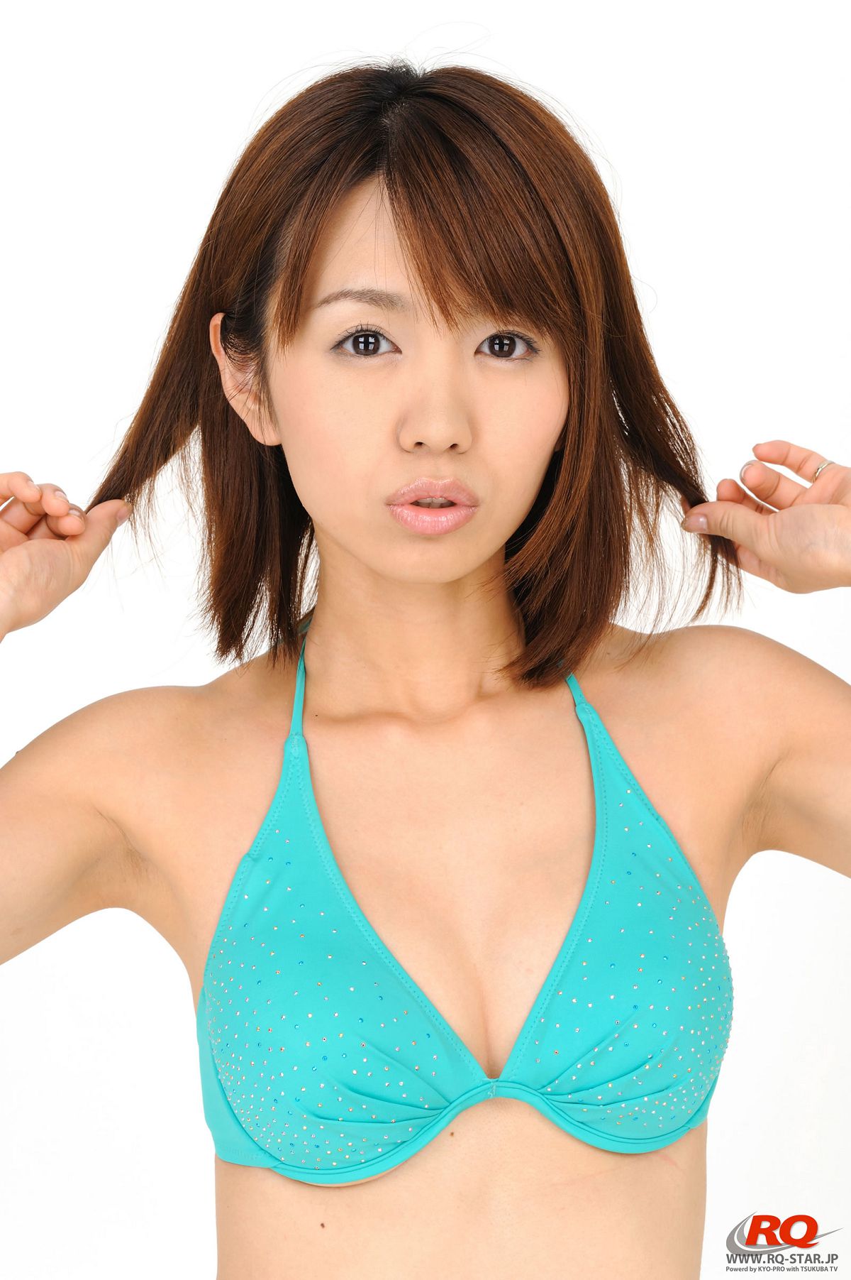 [RQ-STAR] NO.00059 Kotomi Kurosawa 黒沢琴美 Swim Suits – Green [105P]