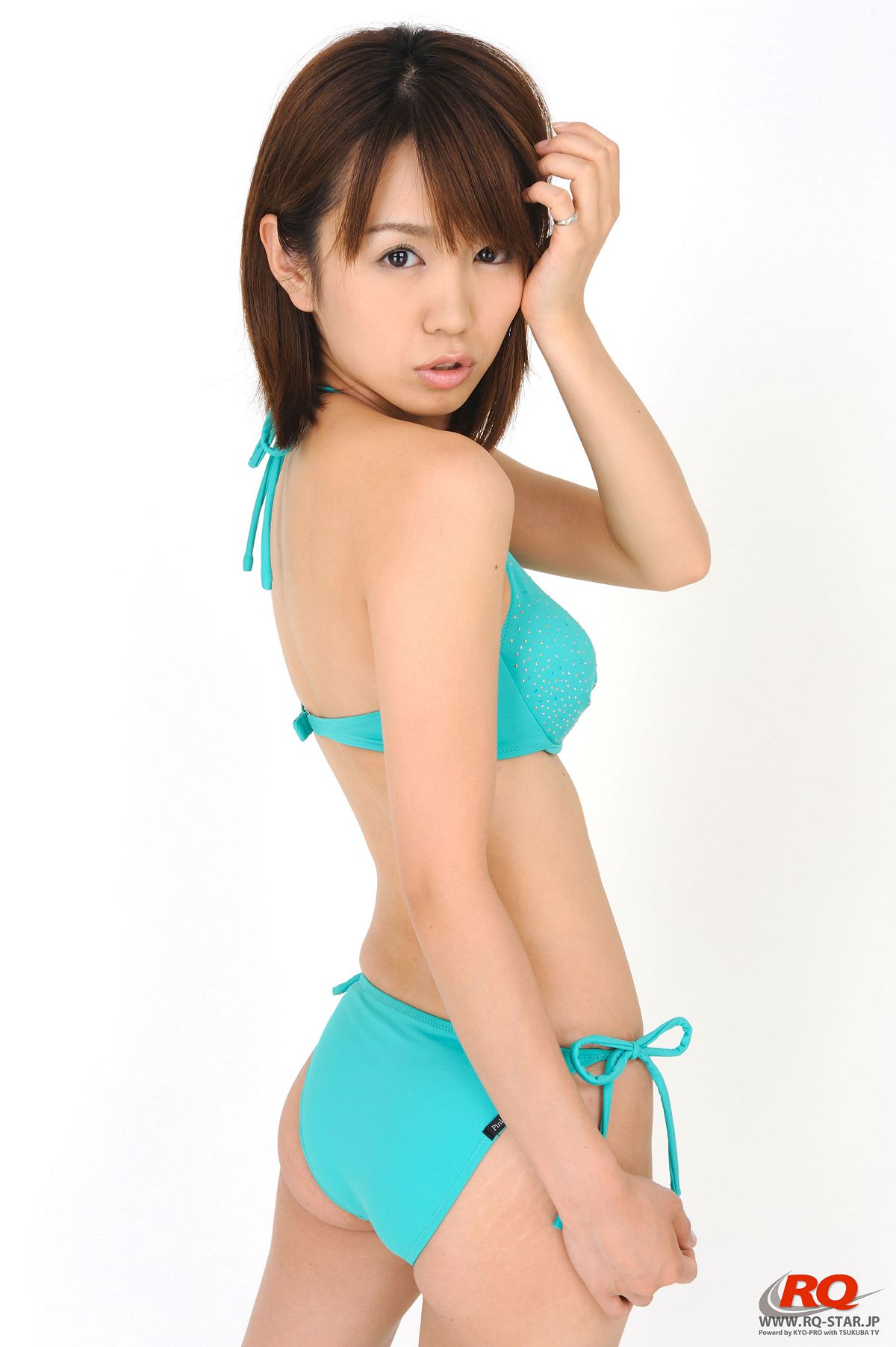 [RQ-STAR] NO.00059 Kotomi Kurosawa 黒沢琴美 Swim Suits – Green [105P]