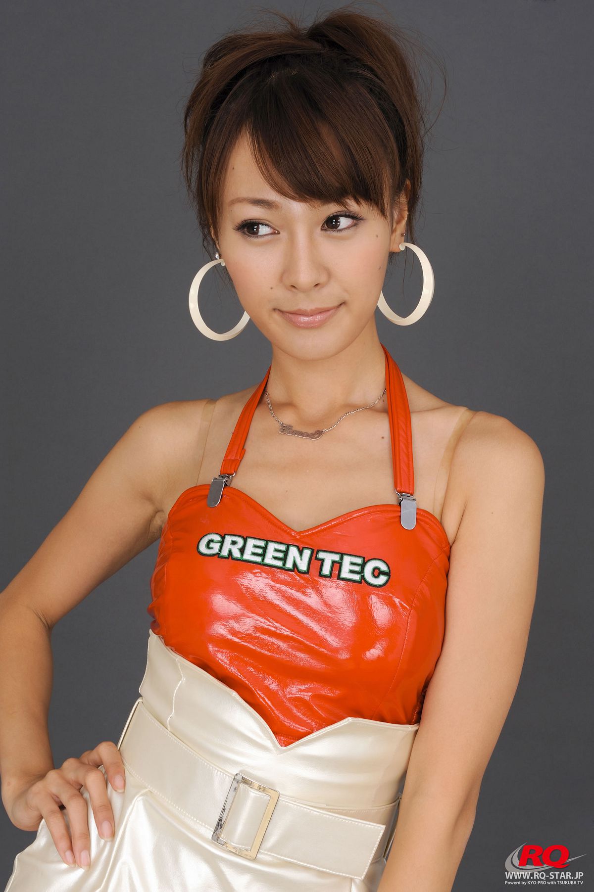 [RQ-STAR] NO.00065 Tomoe Nakagawa 中川知映 Race Queen Green Tec [111P]