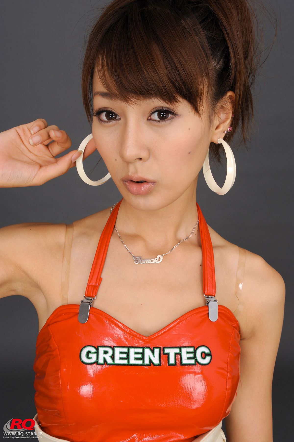 [RQ-STAR] NO.00065 Tomoe Nakagawa 中川知映 Race Queen Green Tec [111P]