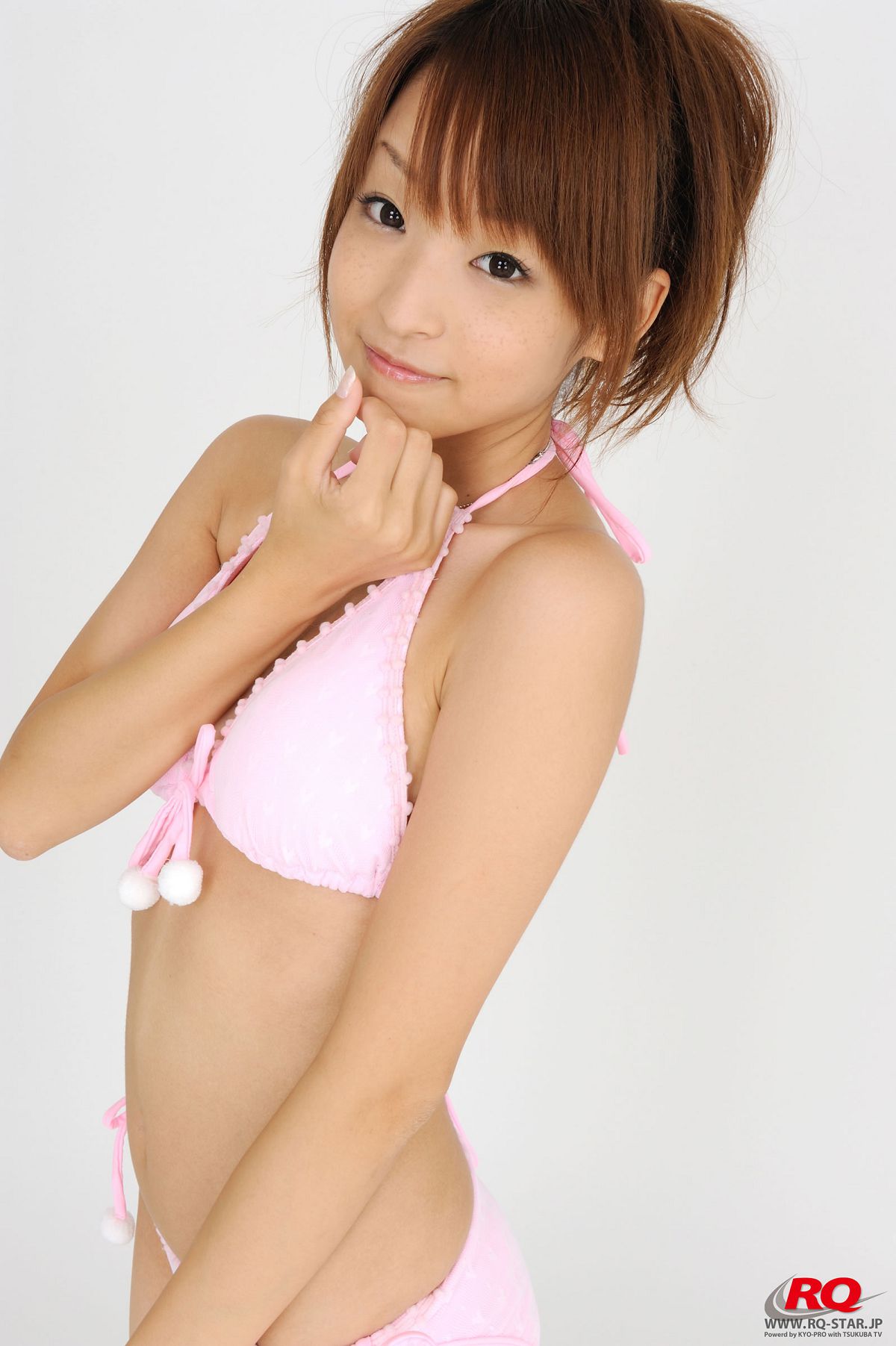 [RQ-STAR] NO.00075 Mio Aoki 青木未央 Swim Suits – White [89P]