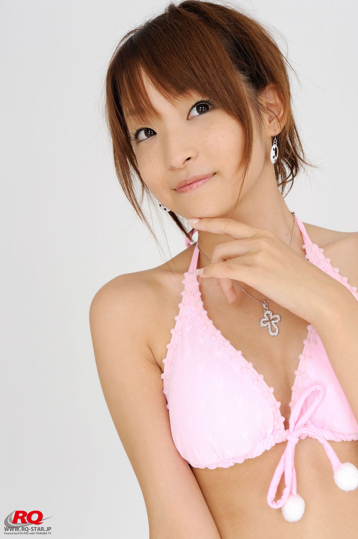 [RQ-STAR] NO.00075 Mio Aoki 青木未央 Swim Suits – White [89P]