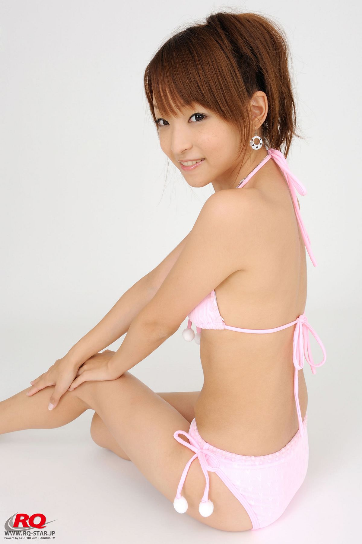 [RQ-STAR] NO.00075 Mio Aoki 青木未央 Swim Suits – White [89P]