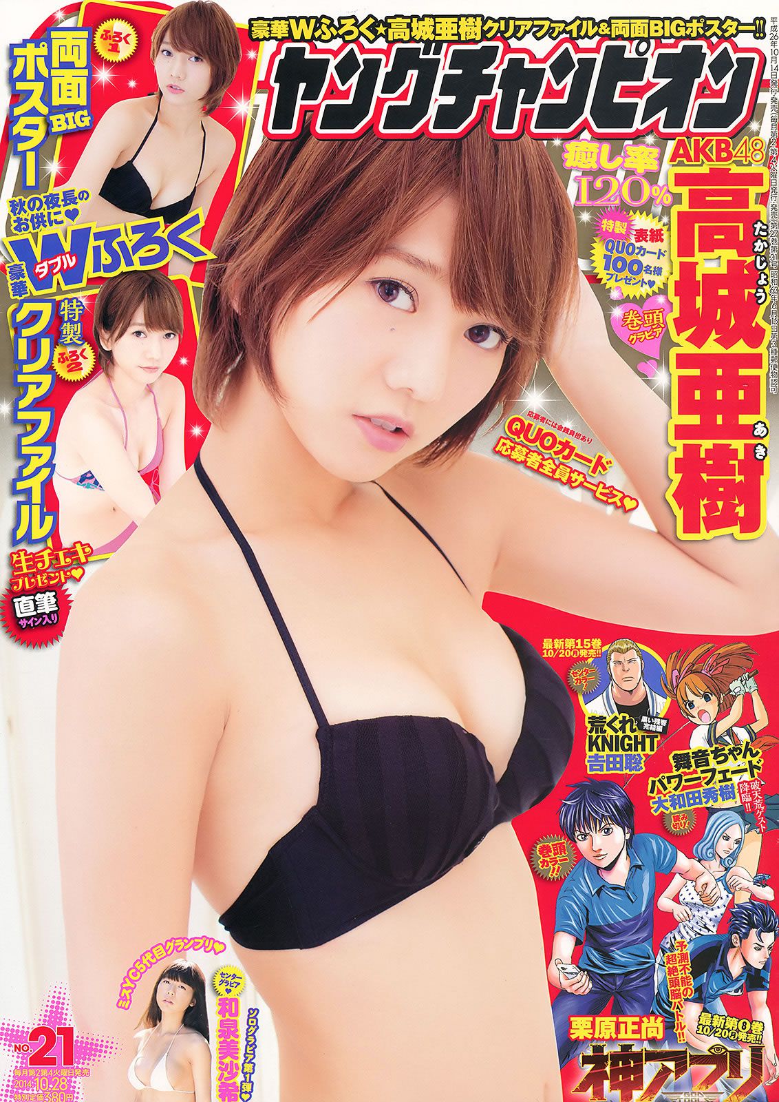 [Young Champion] 2014 No.20 21柏木由紀 石岡真衣 高城亜樹 和泉美沙希 [30P]