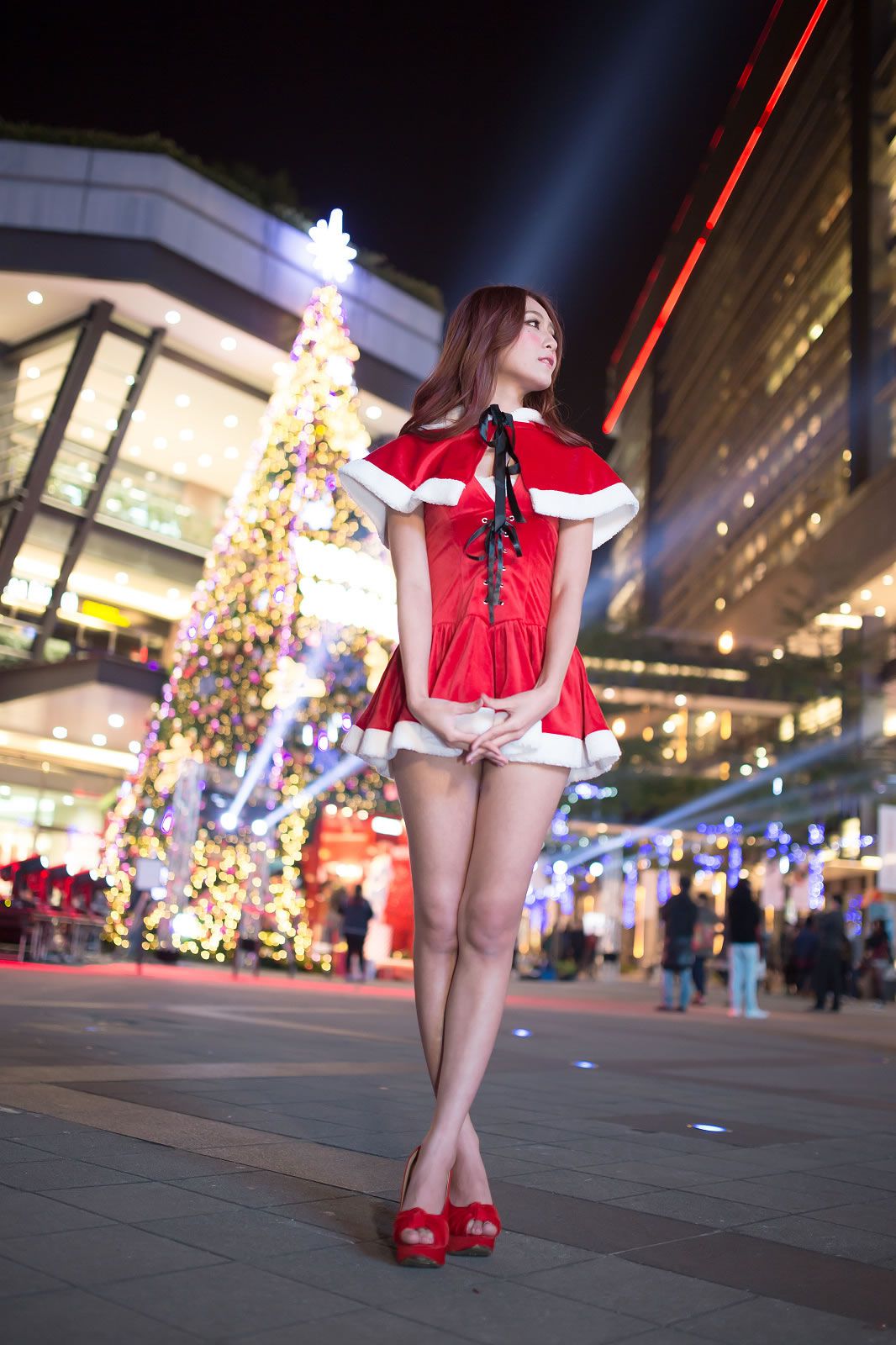 [Beautyleg] 女神-Winnie小雪-張雅筑Chu-圣诞美腿棚拍-外拍 [139P]