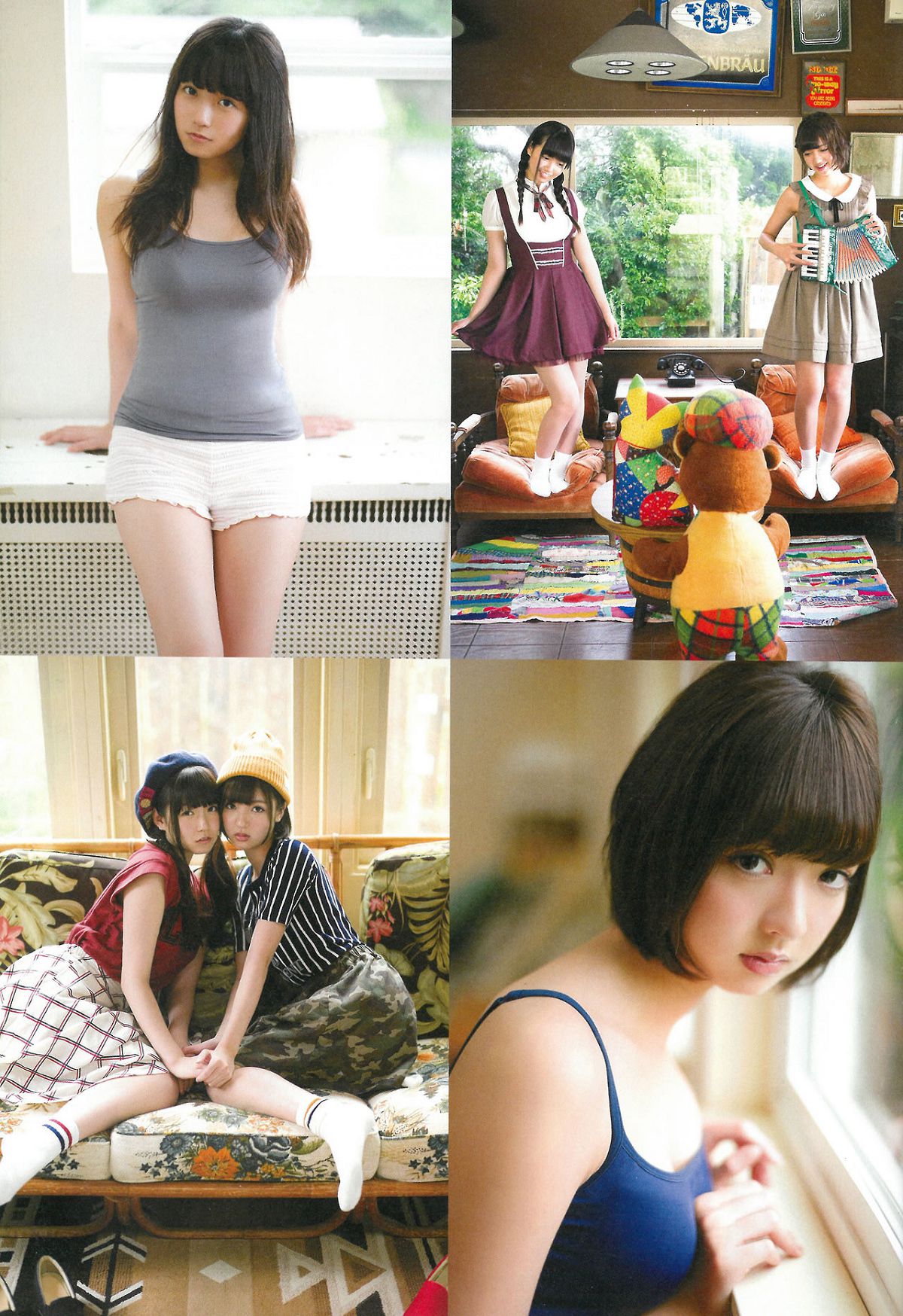 [ENTAME] 2015.02 Special PhotoBook 乃木坂46 島崎遥香 小嶋真子 大和田南那 川本紗矢 [47P]