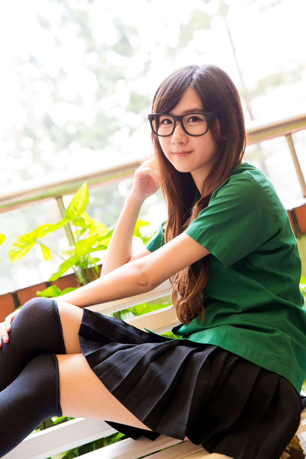 可爱清纯美女李思娴-北一女中制服外拍 [76P]