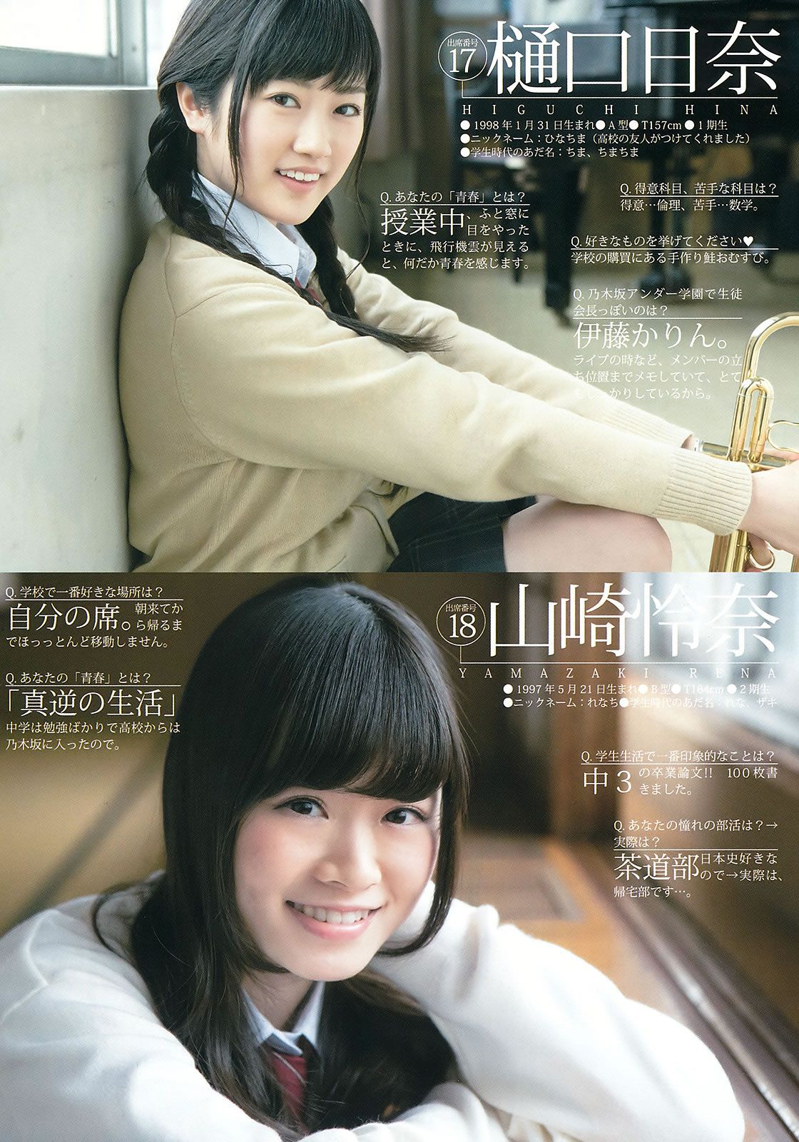 [Weekly Young Jump] 2015 No.18 19 宮脇咲良 乃木坂46アンダーメンバー [43P]